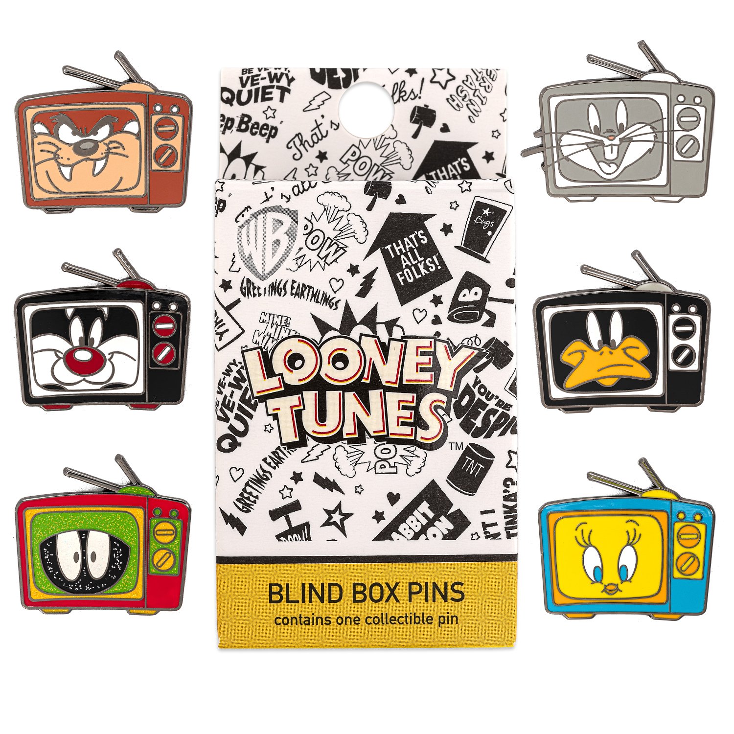 Looney Tunes TV Blind Box Enamel Pin