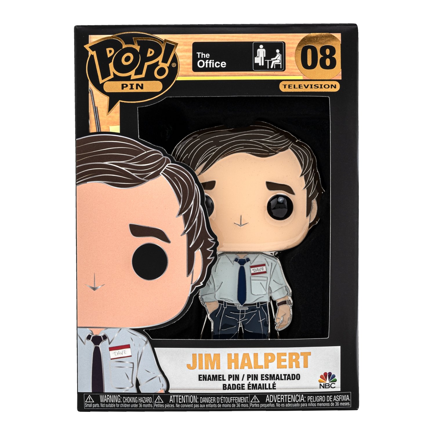 The Office Jim Halpert Funko Pop! Pin