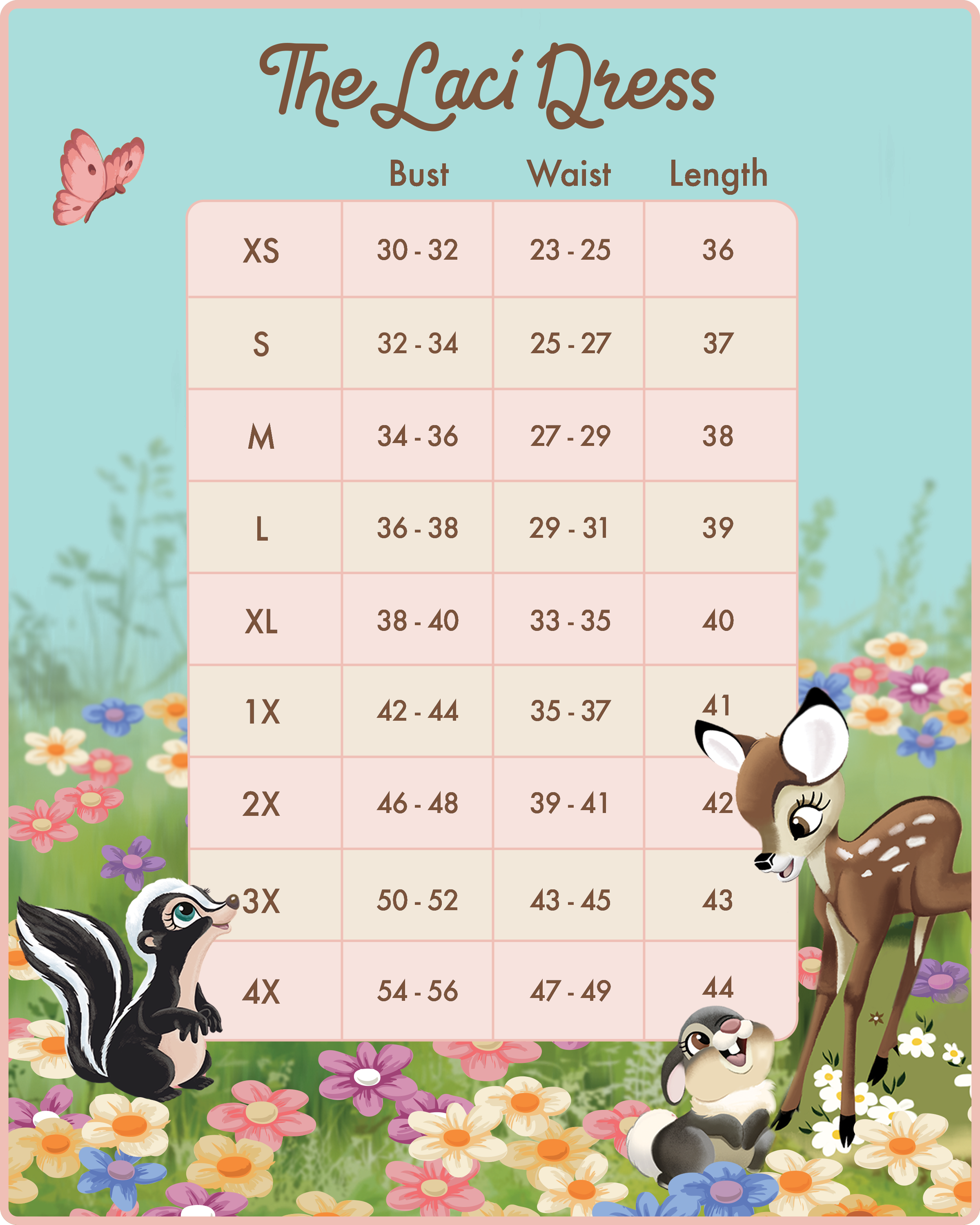 Disney Stitch Shoppe Bambi  Laci  Dress