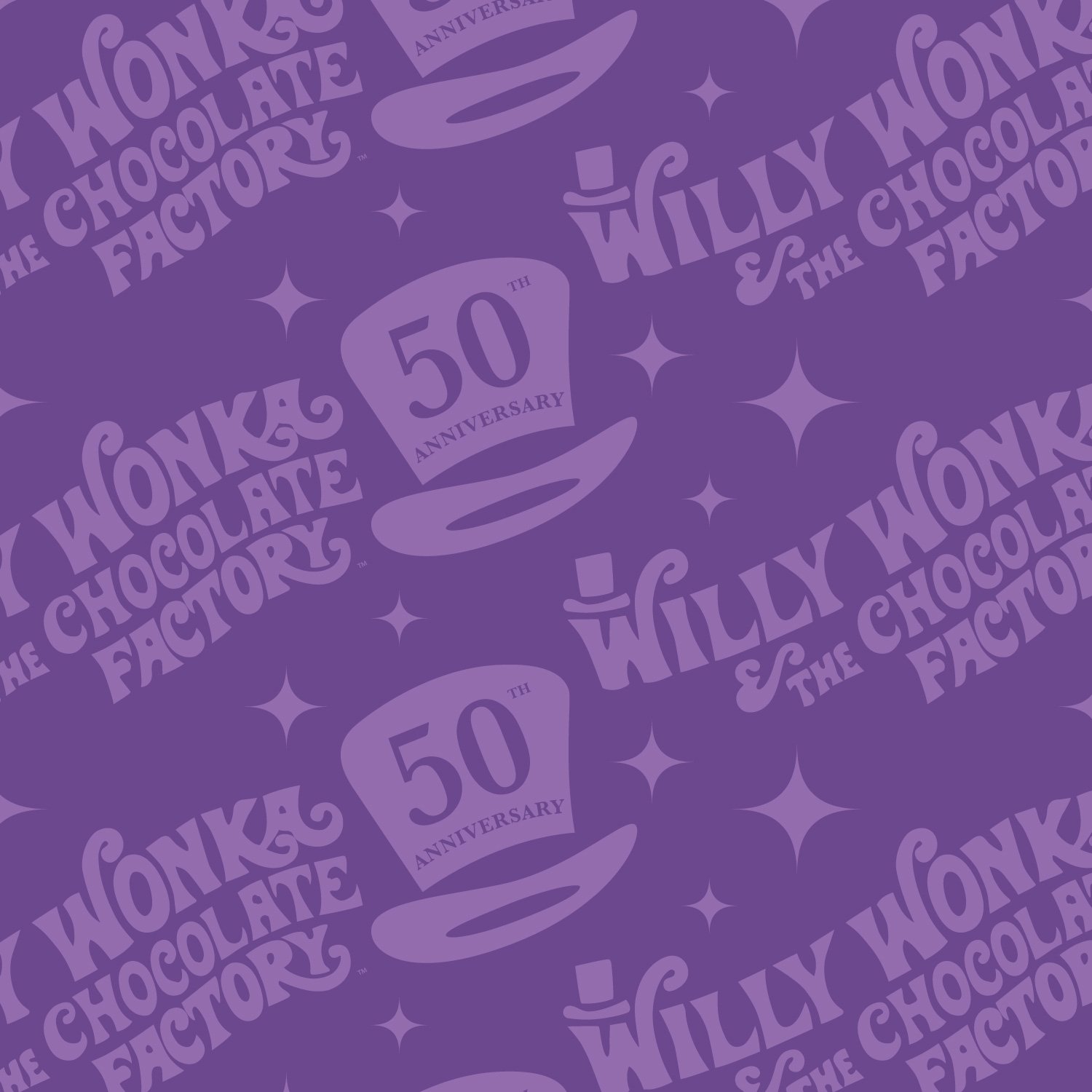 Willy Wonka and the Chocolate Factory 50th Anniversary Zip Around Wallet