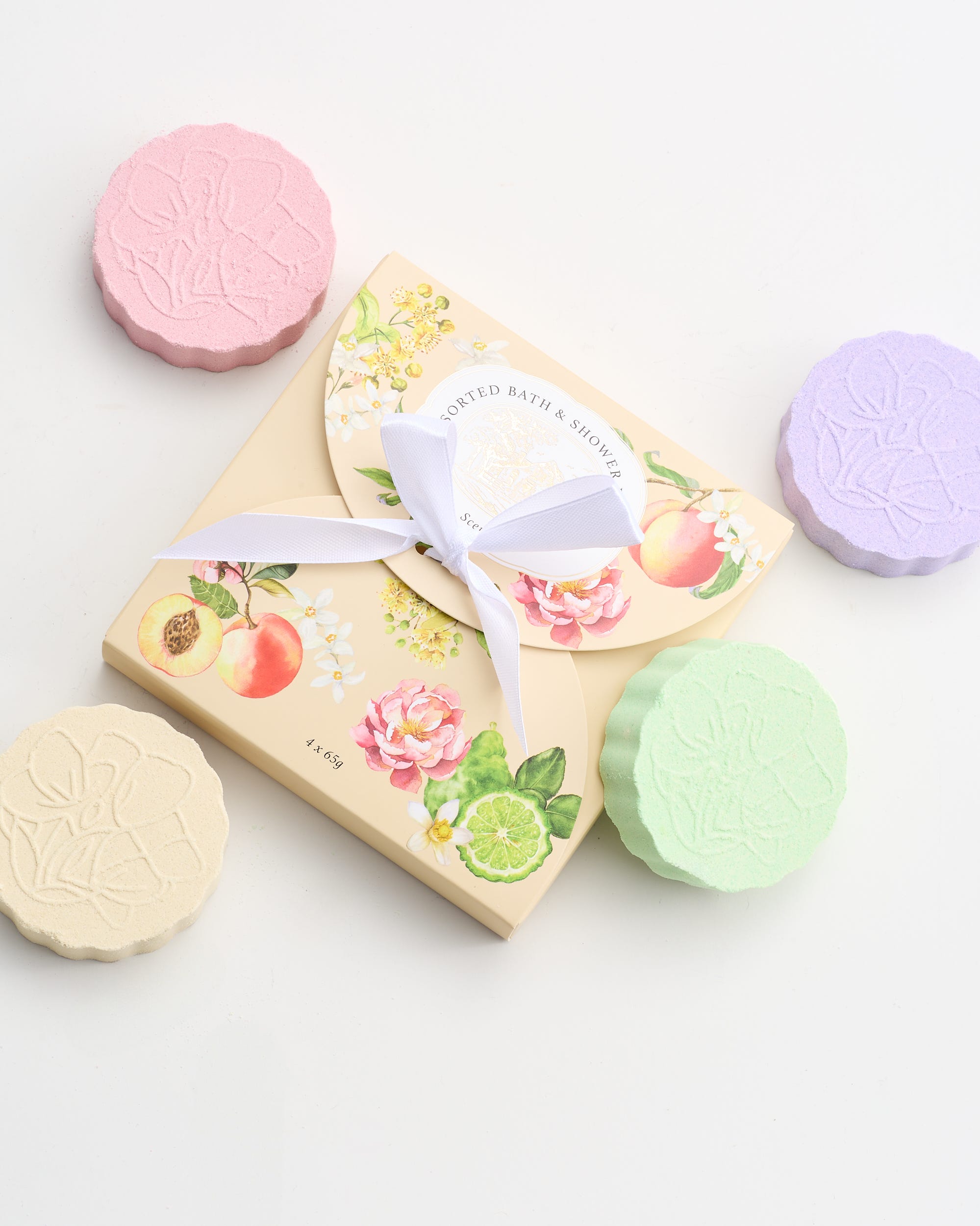 Tea Gardens Assorted Shower Fizzers 65g 4PK