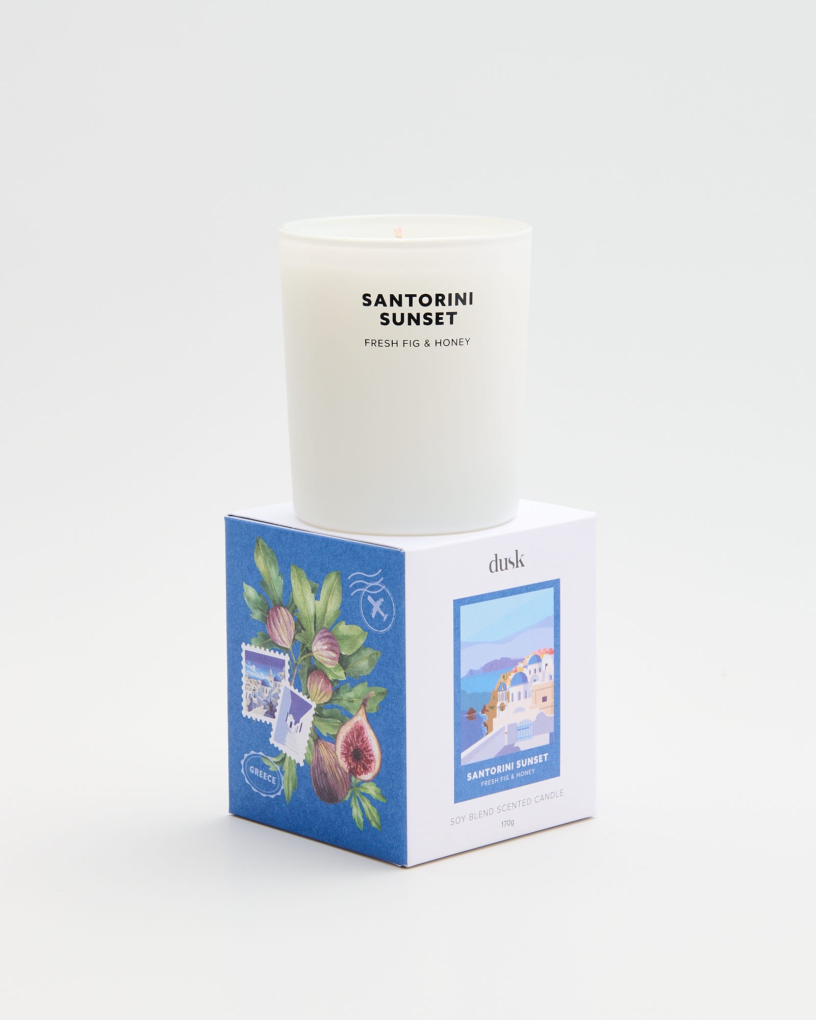 Santorini Sunset Soy Blend Scented Candle 170g