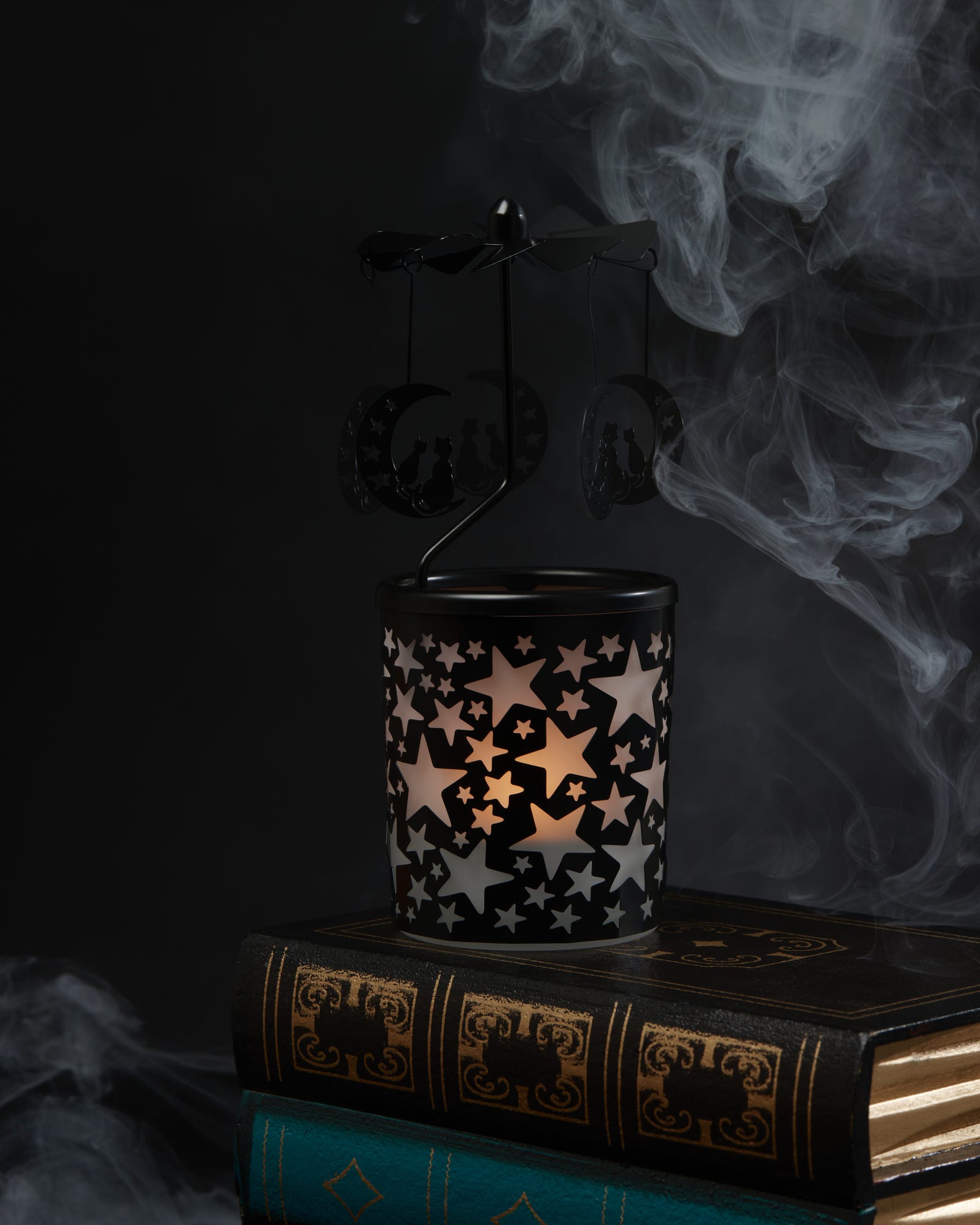 Midnight Sky Spinning Tealight Holder