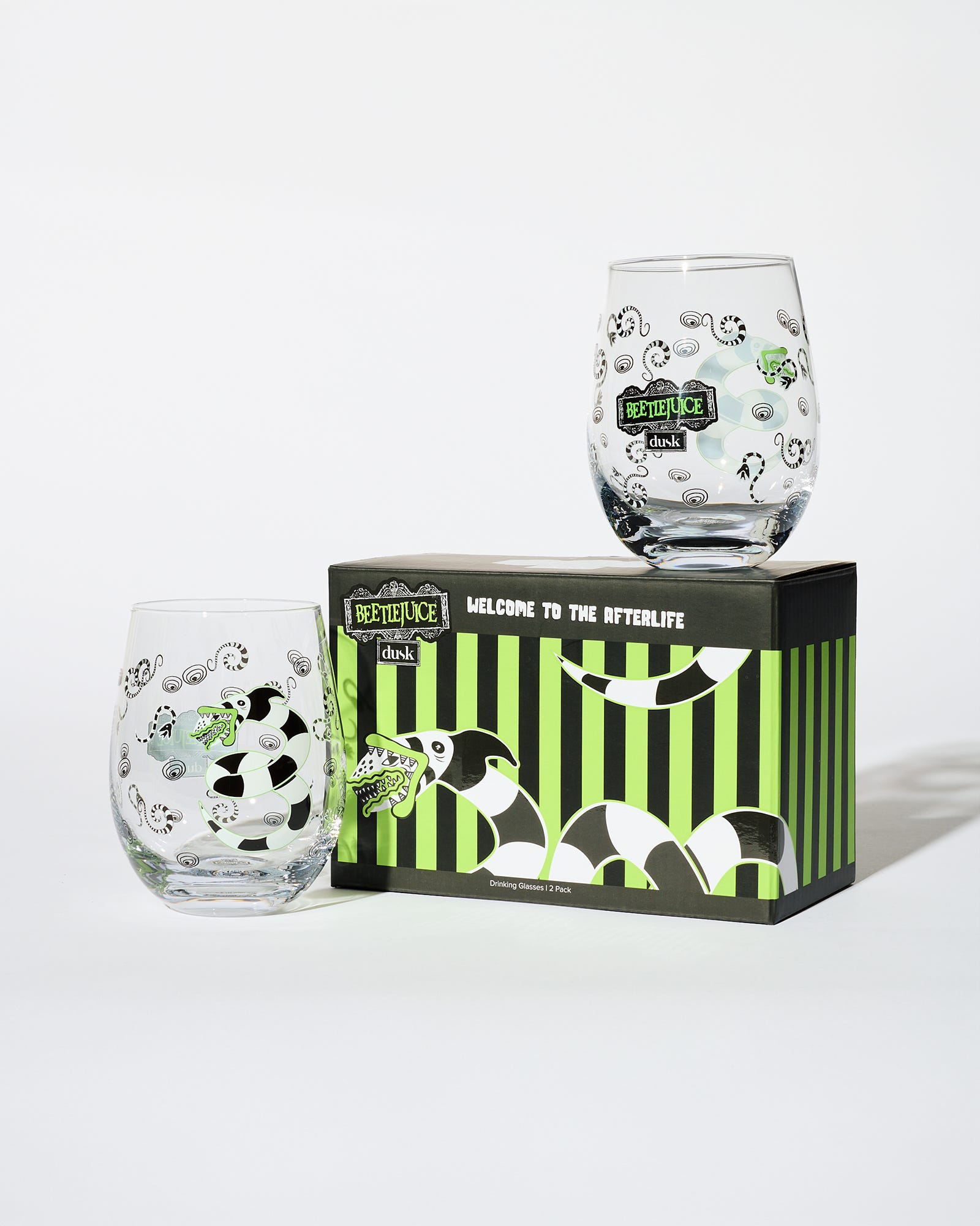 Welcome to the Afterlife Drinking Glasses 2 Pack