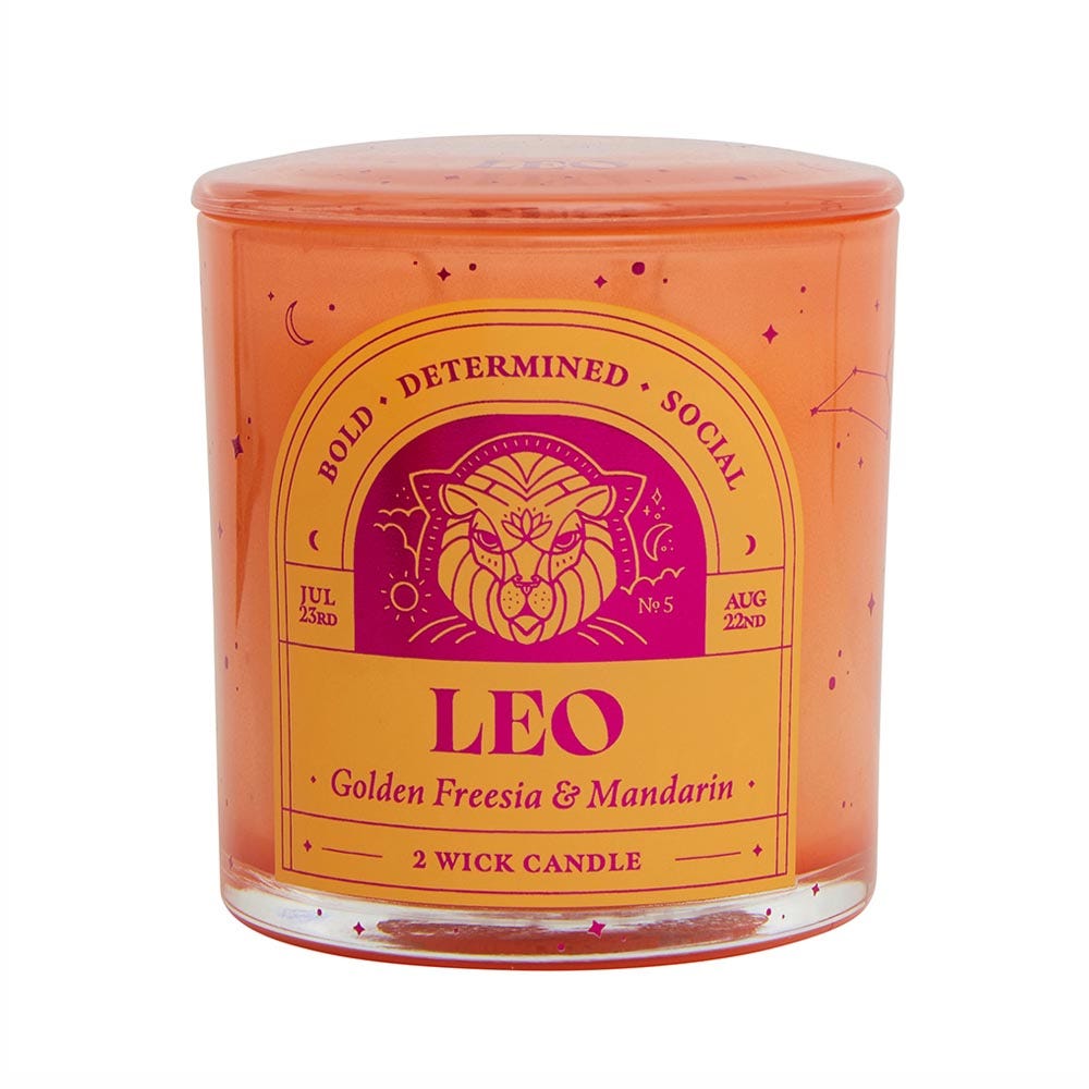 Leo 2 Wick Scented Candle