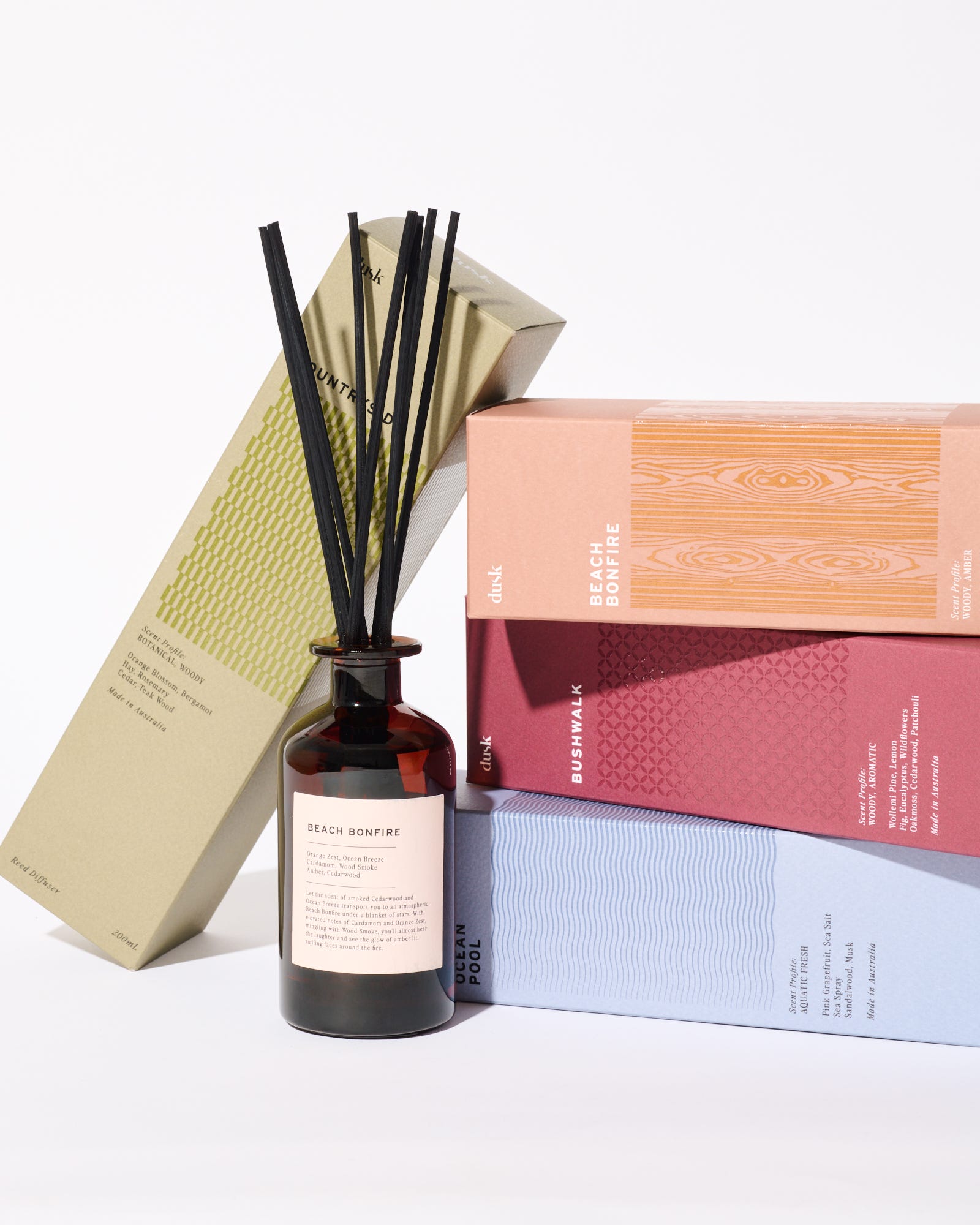 Beach Bonfire Scented Reed Diffuser 200mL