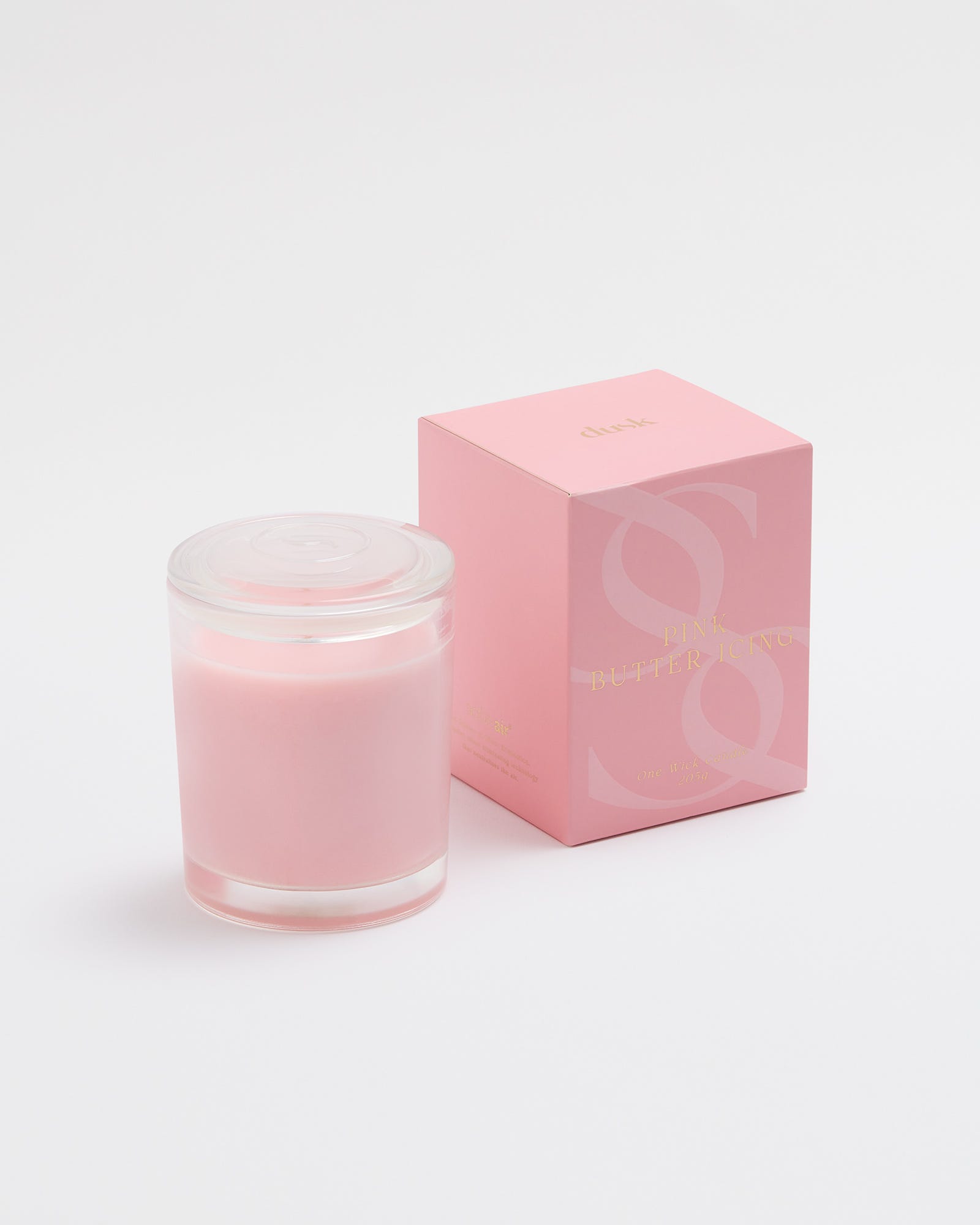 Pink Butter Icing 1 Wick Scented Candle