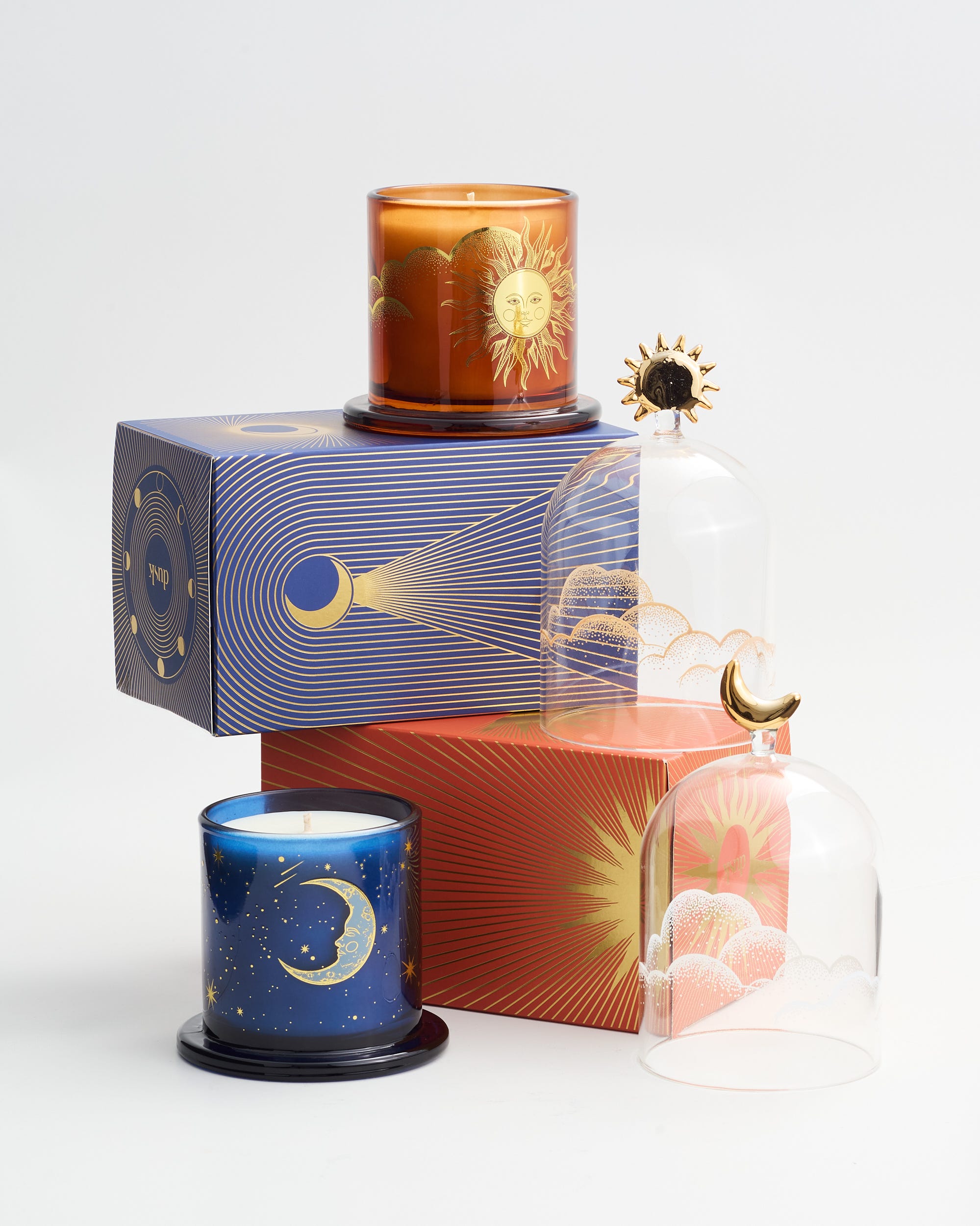 Sun Soy Blend Scented Candle with Cloche 165g