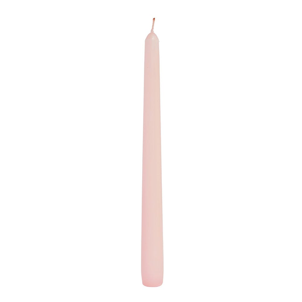 Light Pink Unscented Taper Candle