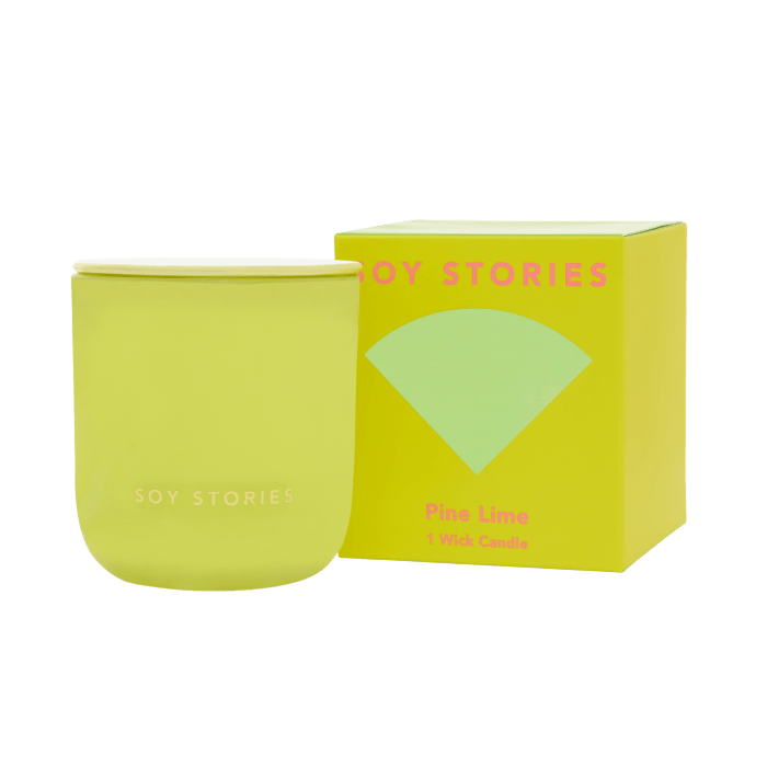 Pine Lime 1 Wick Soy Candle
