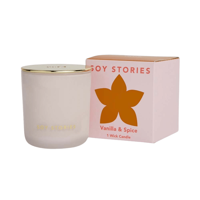 Vanilla & Spice 1 Wick Soy Scented Candle