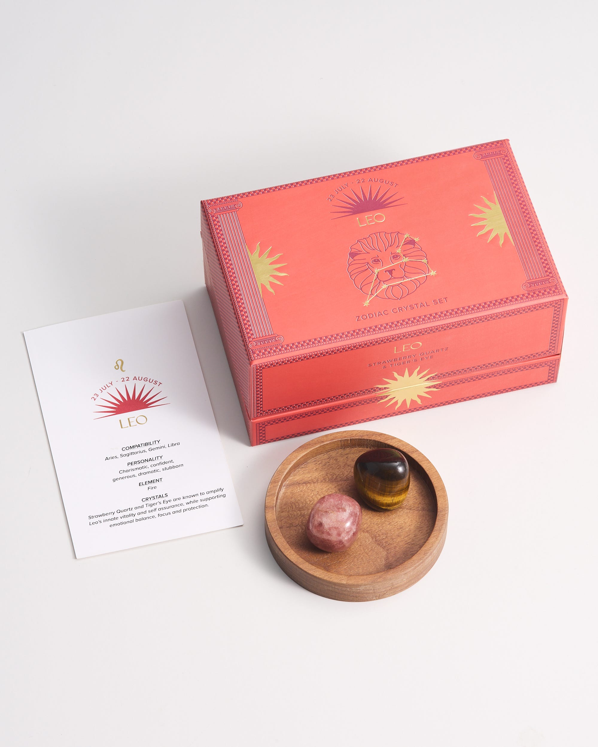 Leo Zodiac Crystal Set