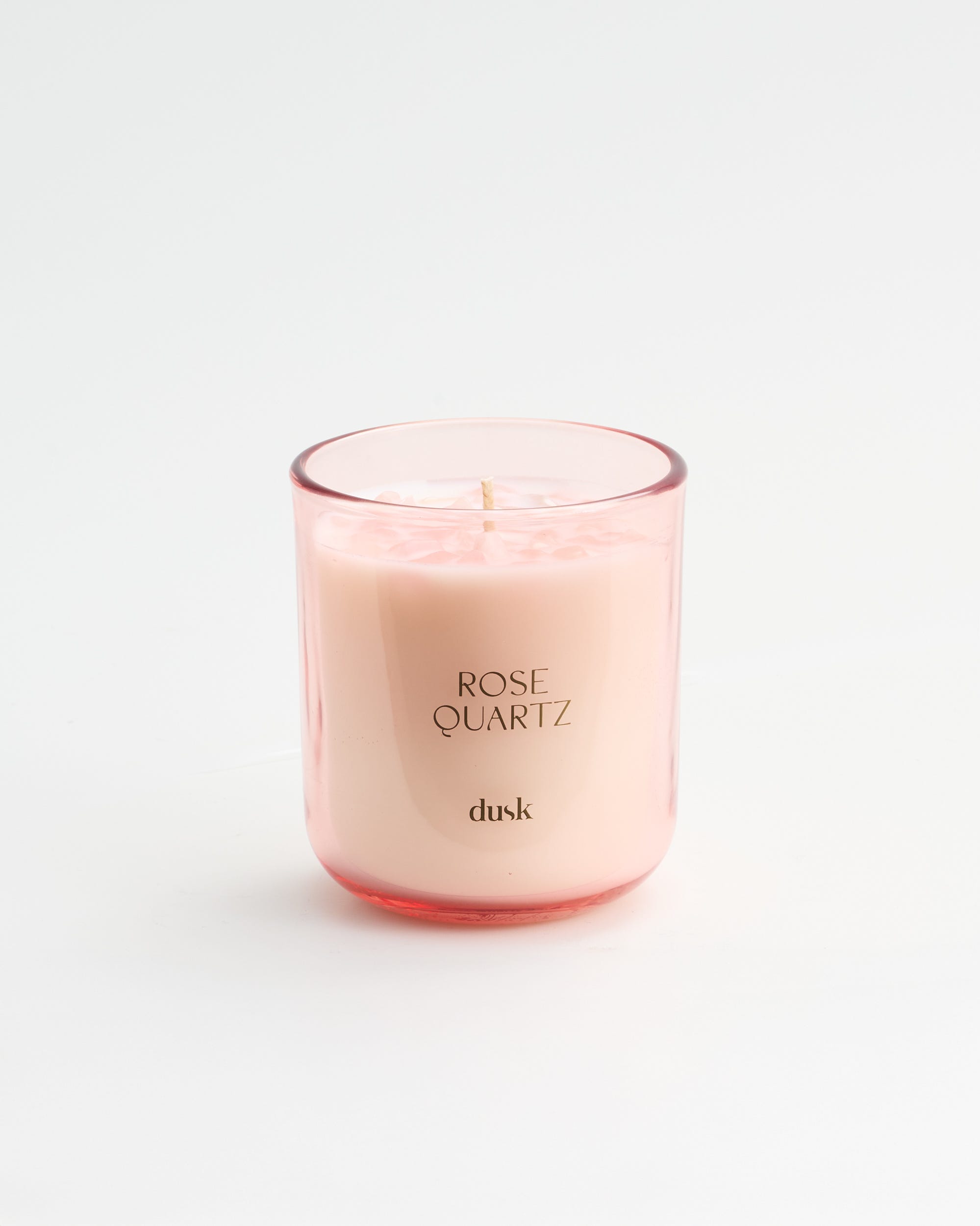 Rose Quartz Crystal Infused Soy Blend Scented Candle 220g