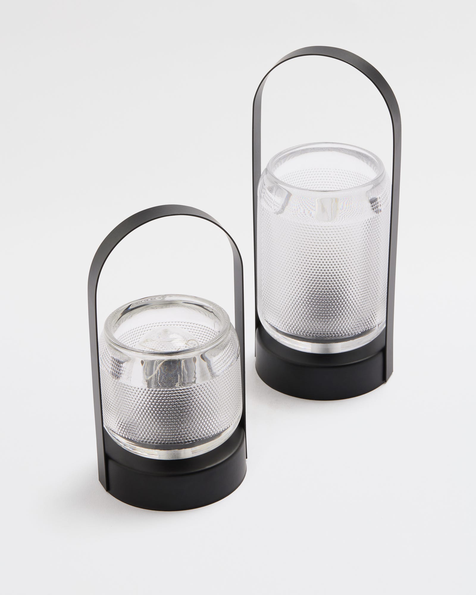 Large Black Nuri LED Lantern