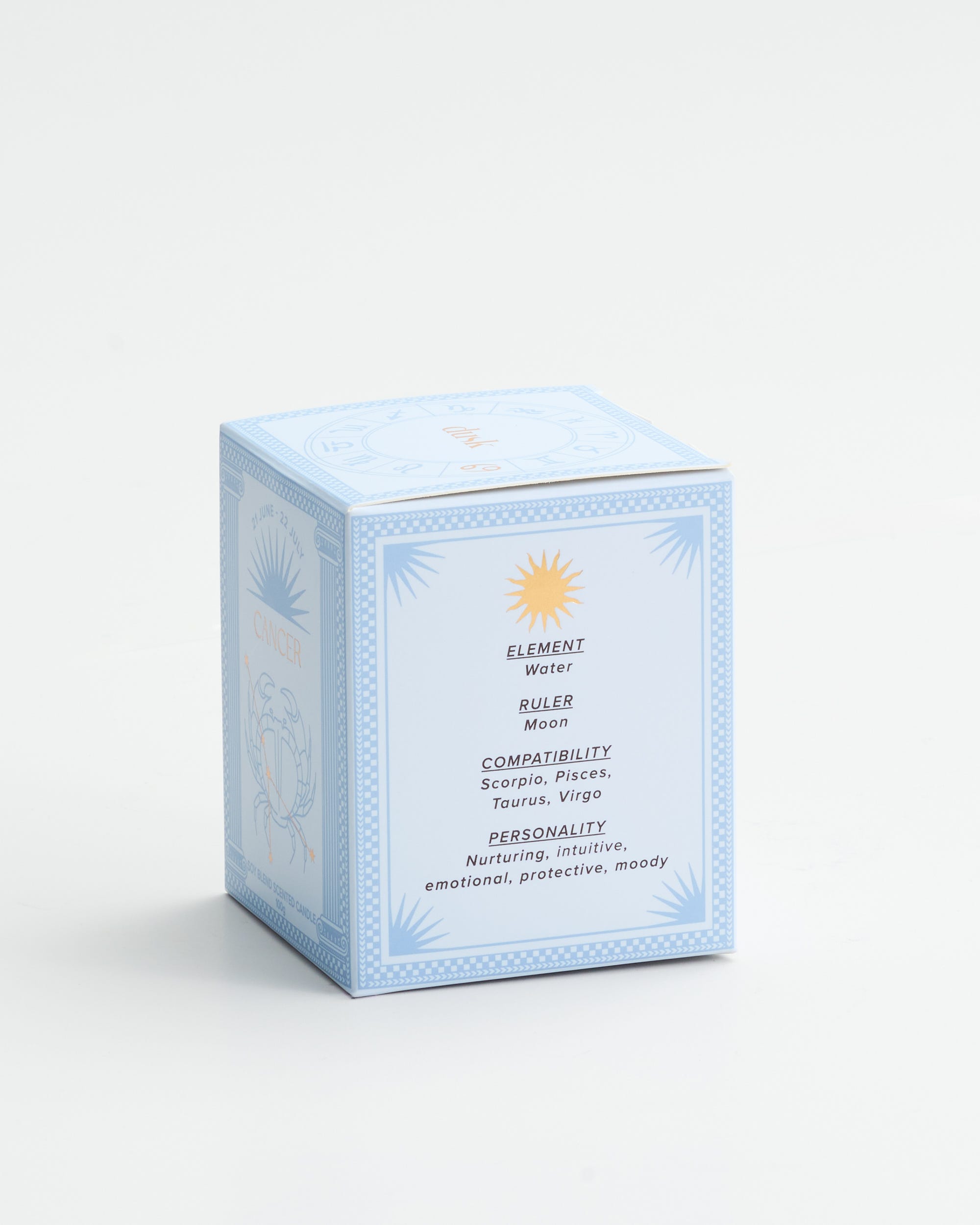 Cancer Soy Blend Scented Candle 100g