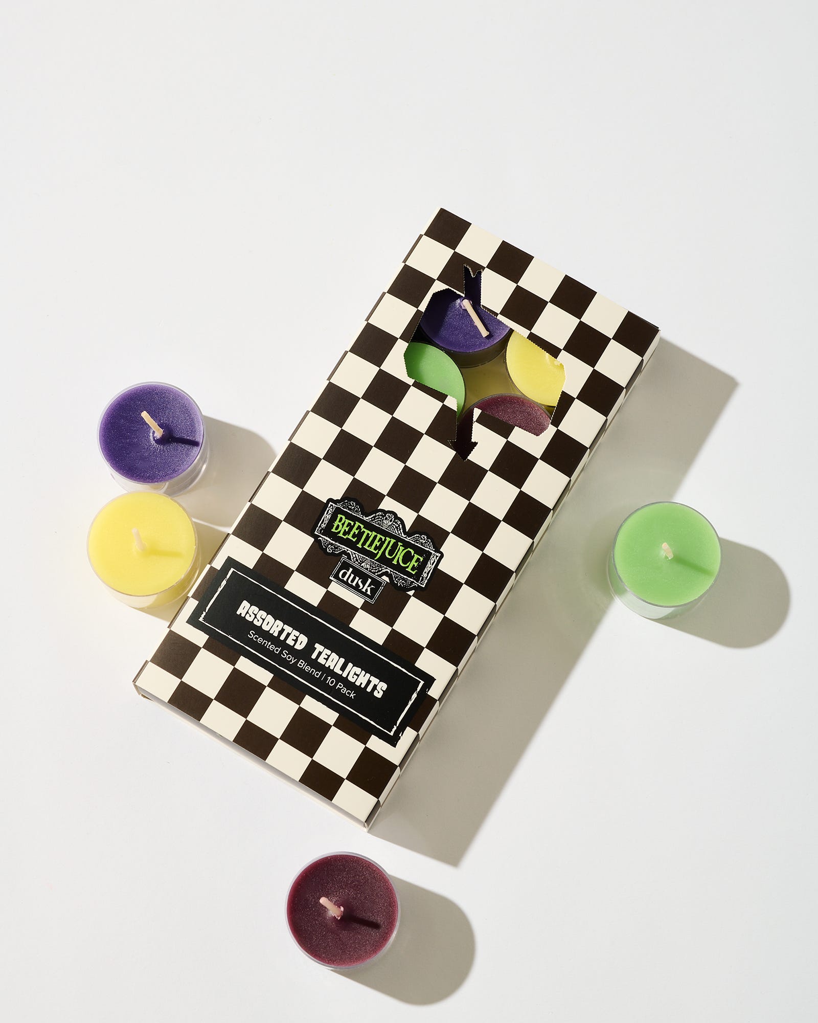 Assorted Tealights Scented Soy Blend 10 Pack