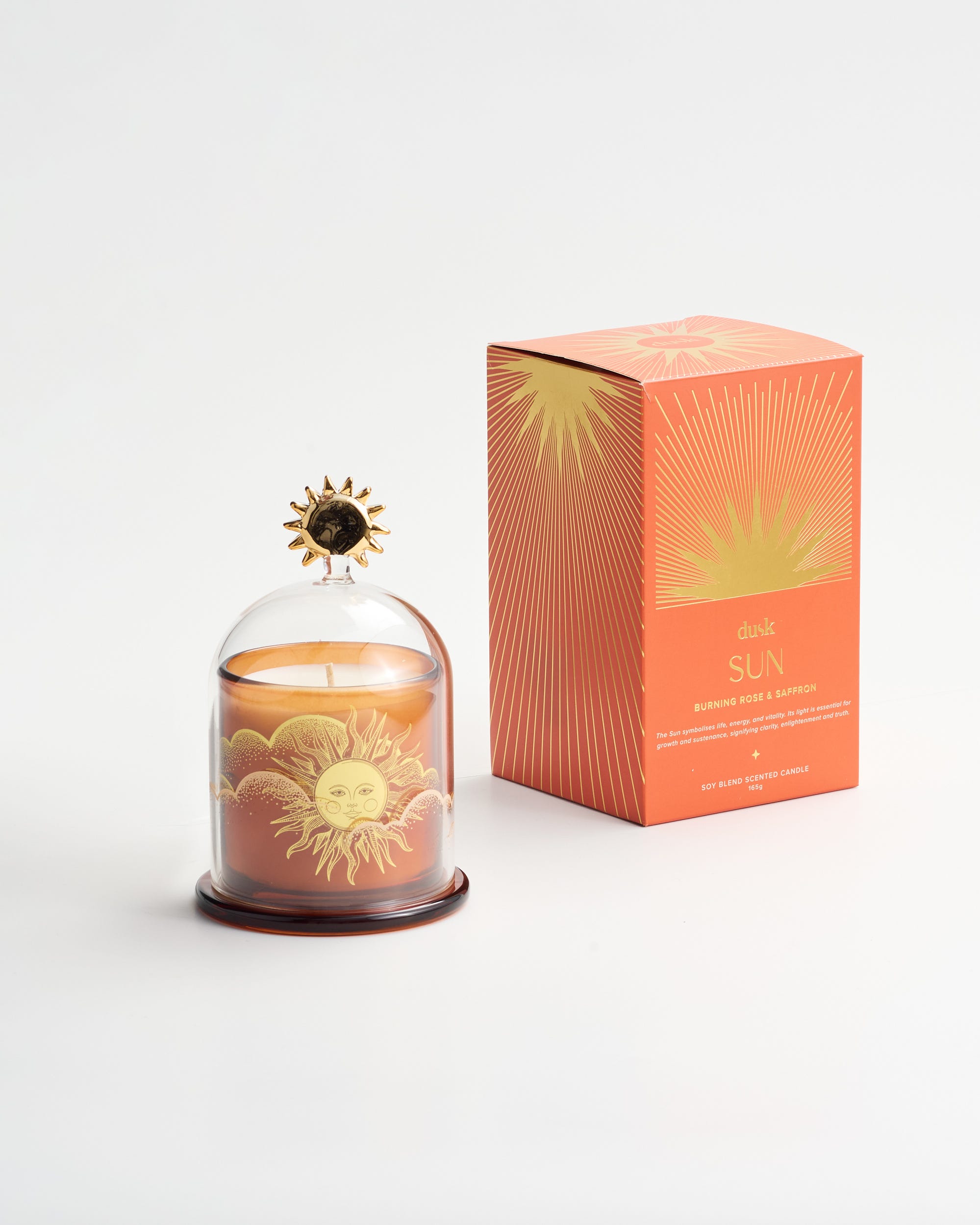 Sun Soy Blend Scented Candle with Cloche 165g
