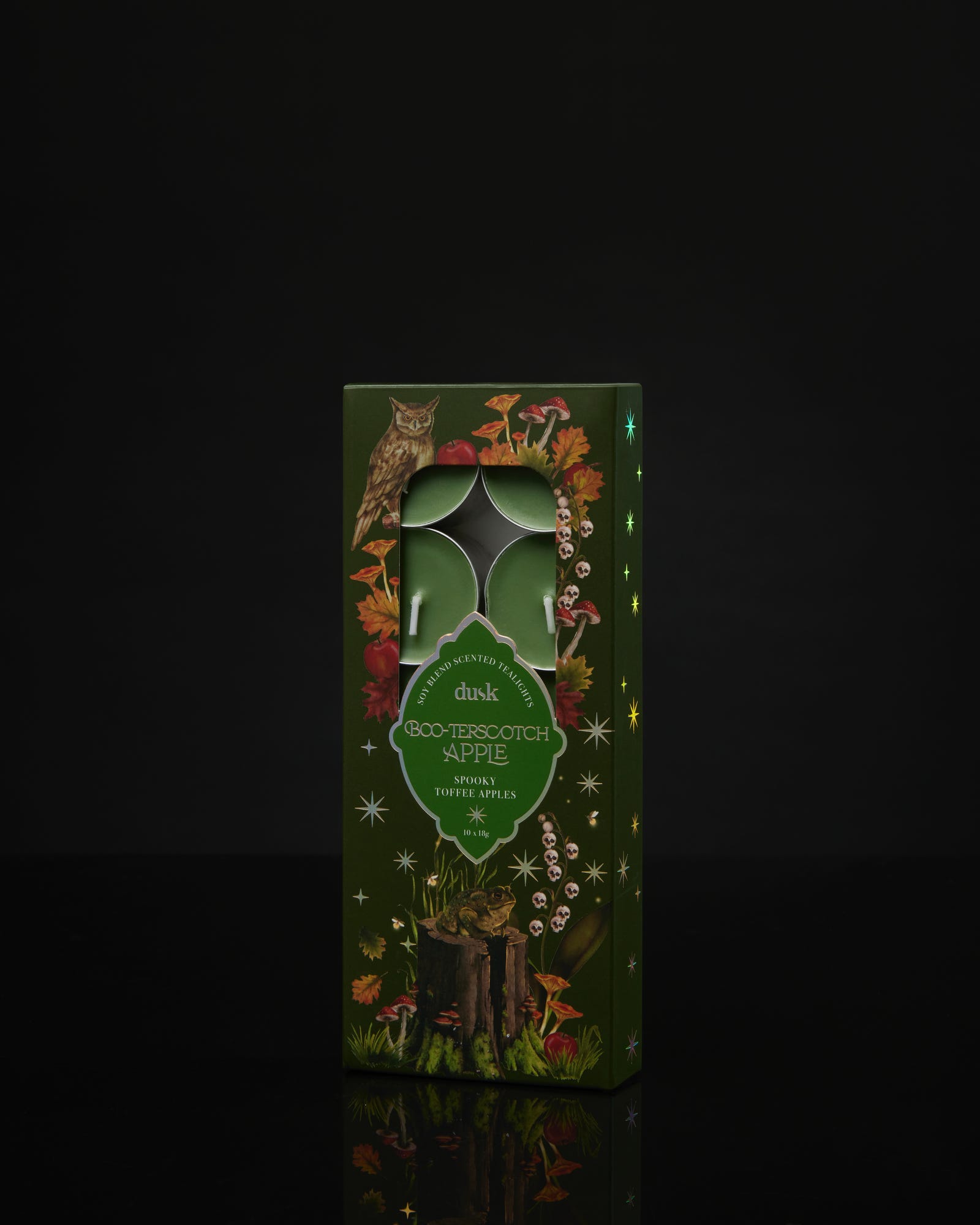 Boo-tterscotch Apple Scented Soy Blend Tealights 10 x 18g