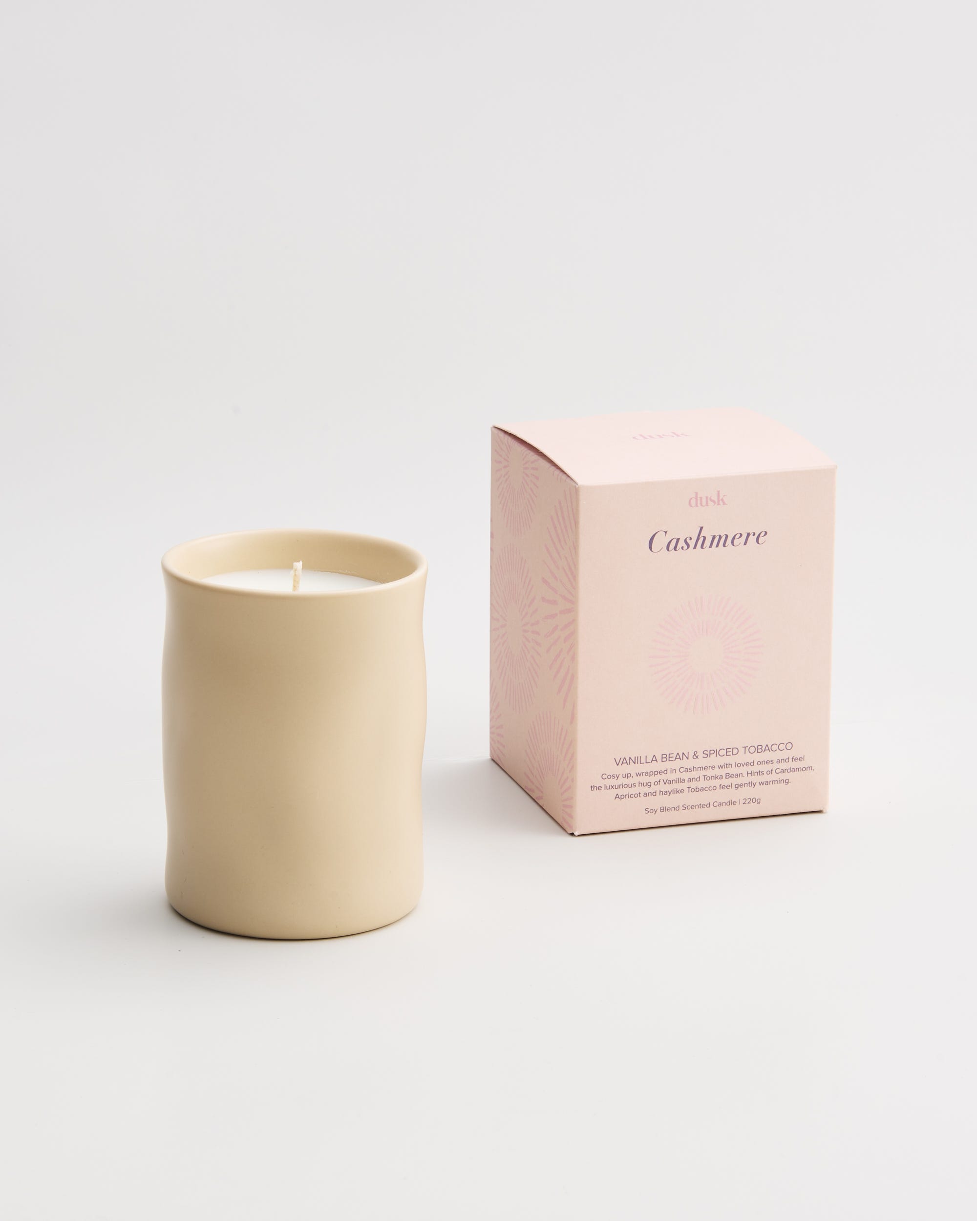Cashmere Soy Blend Scented Candle 220g