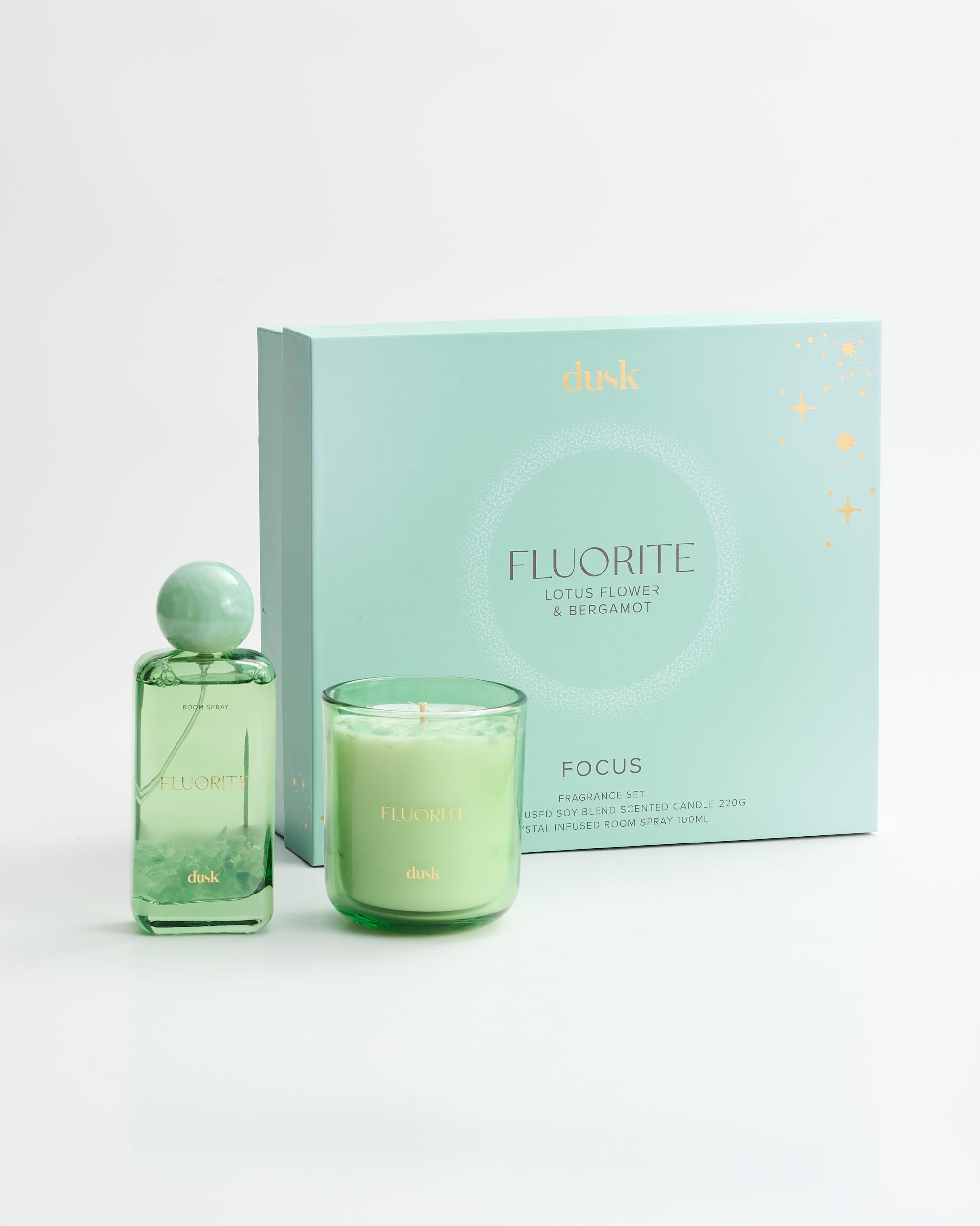 Fluorite Candle & Room Spray Gift Set
