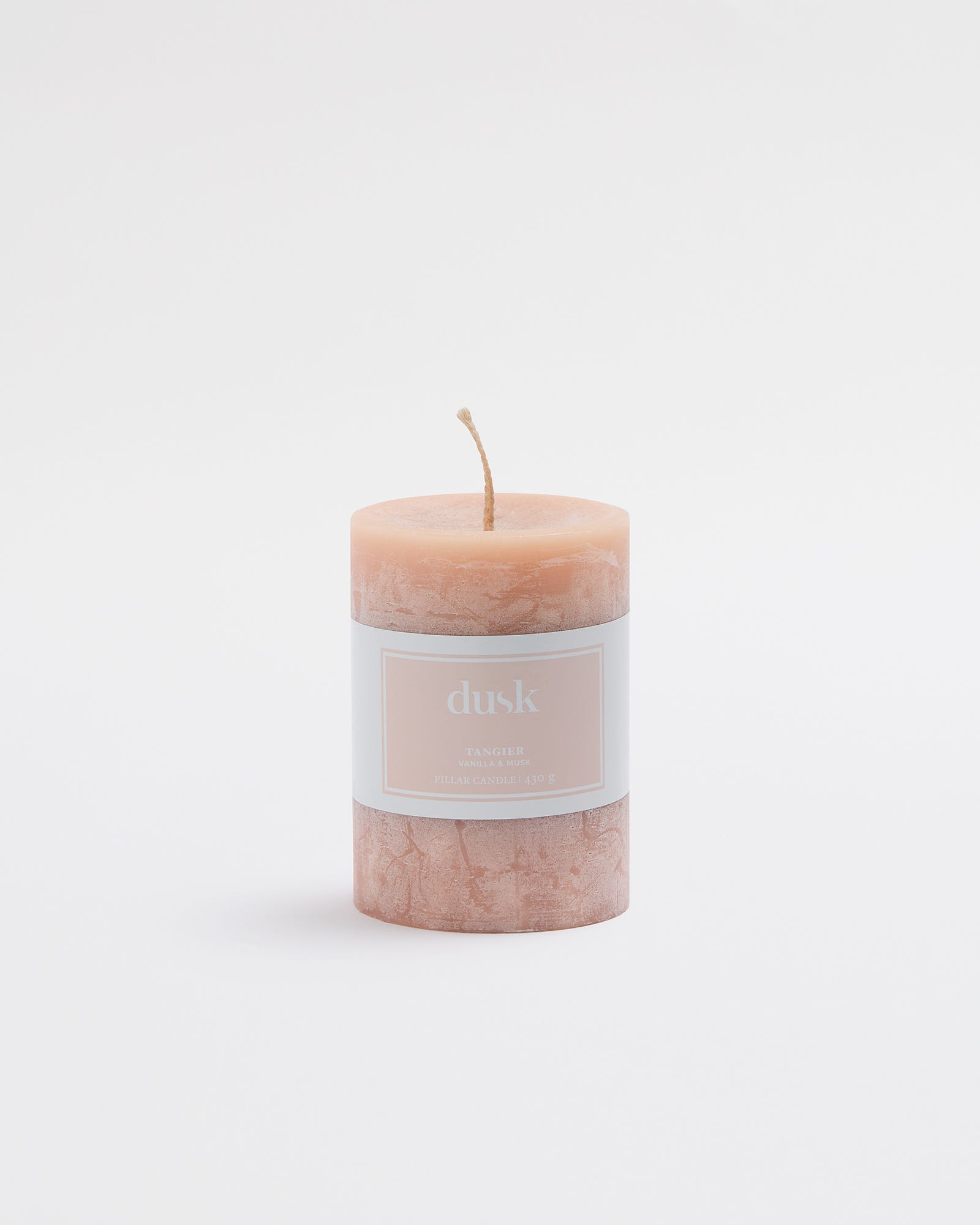 Vanilla & Musk Tangier Scented Pillar Candle