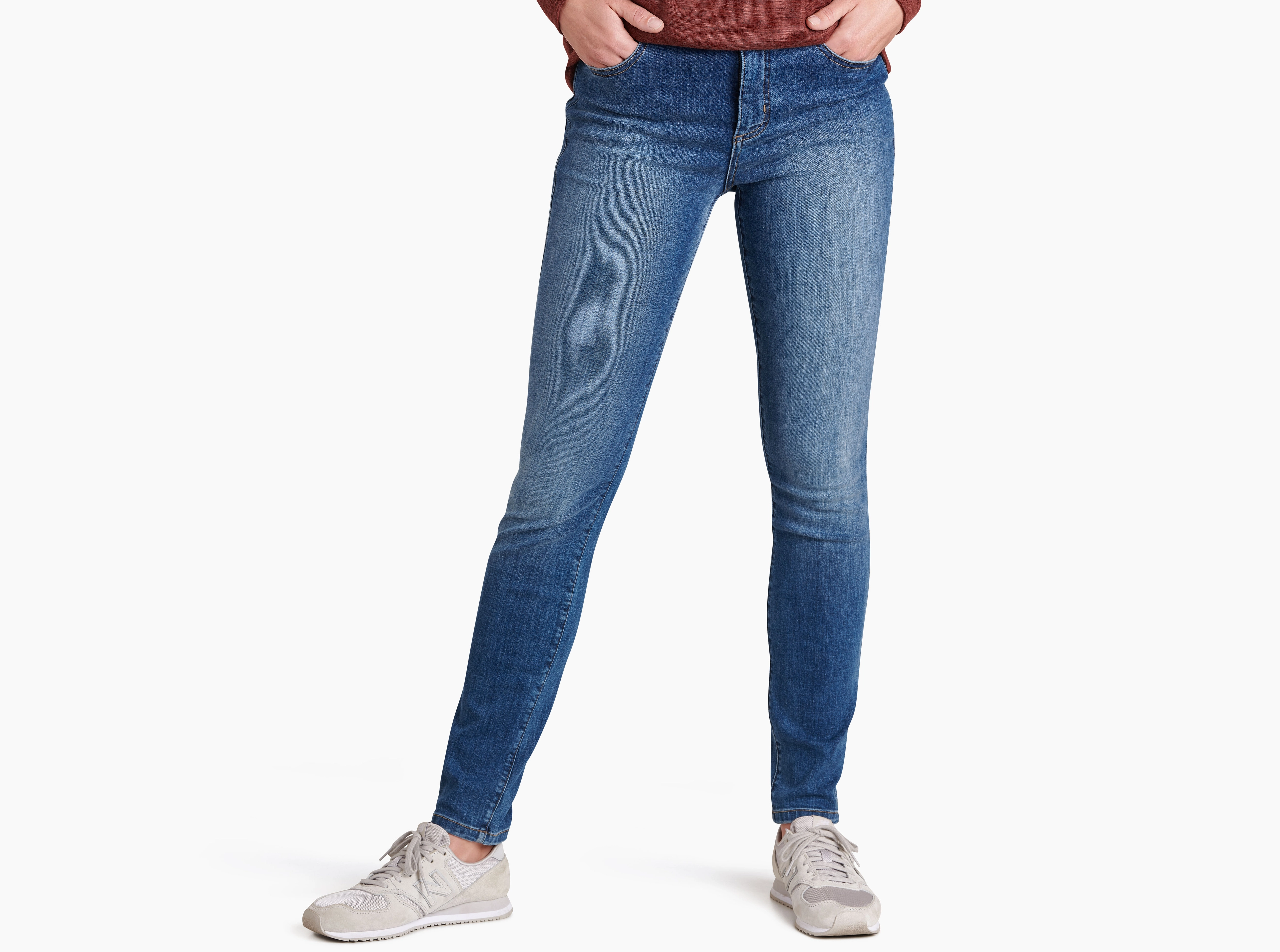 9" Kontour&trade; Flex Denim Skinny