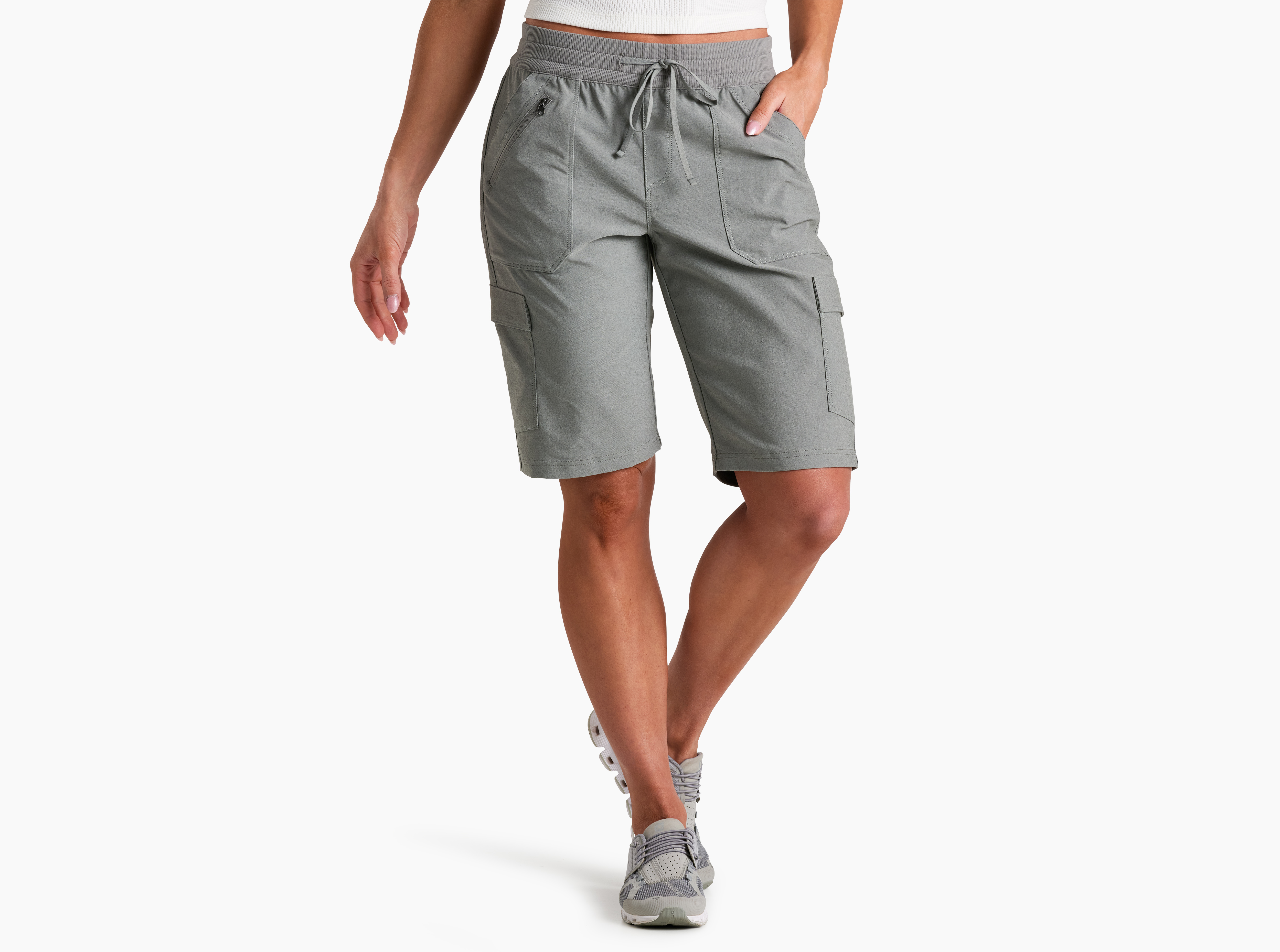 Trekr&trade; Pull-On Cargo Short 11"