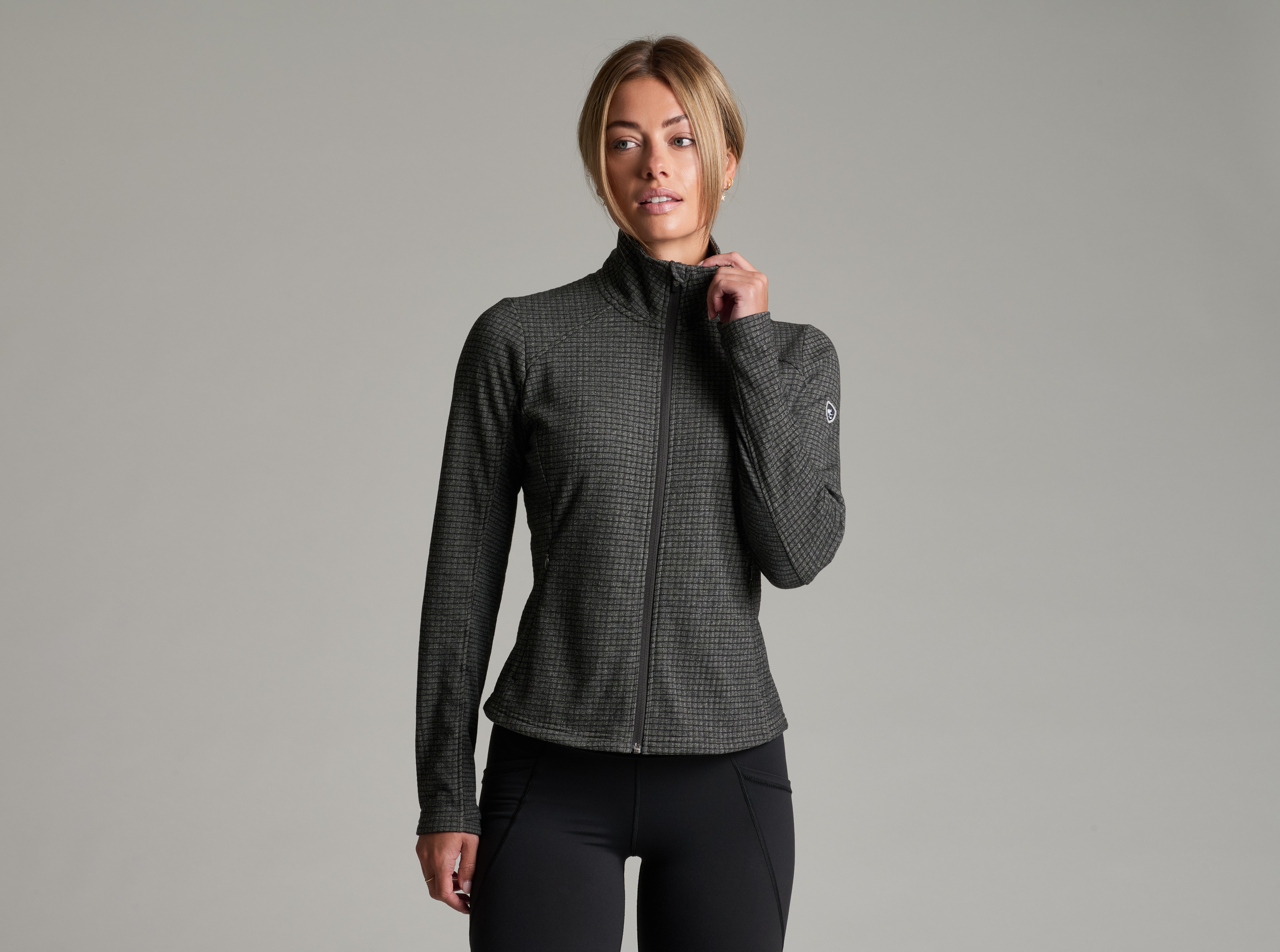 Reactiv&trade; Grid Full Zip