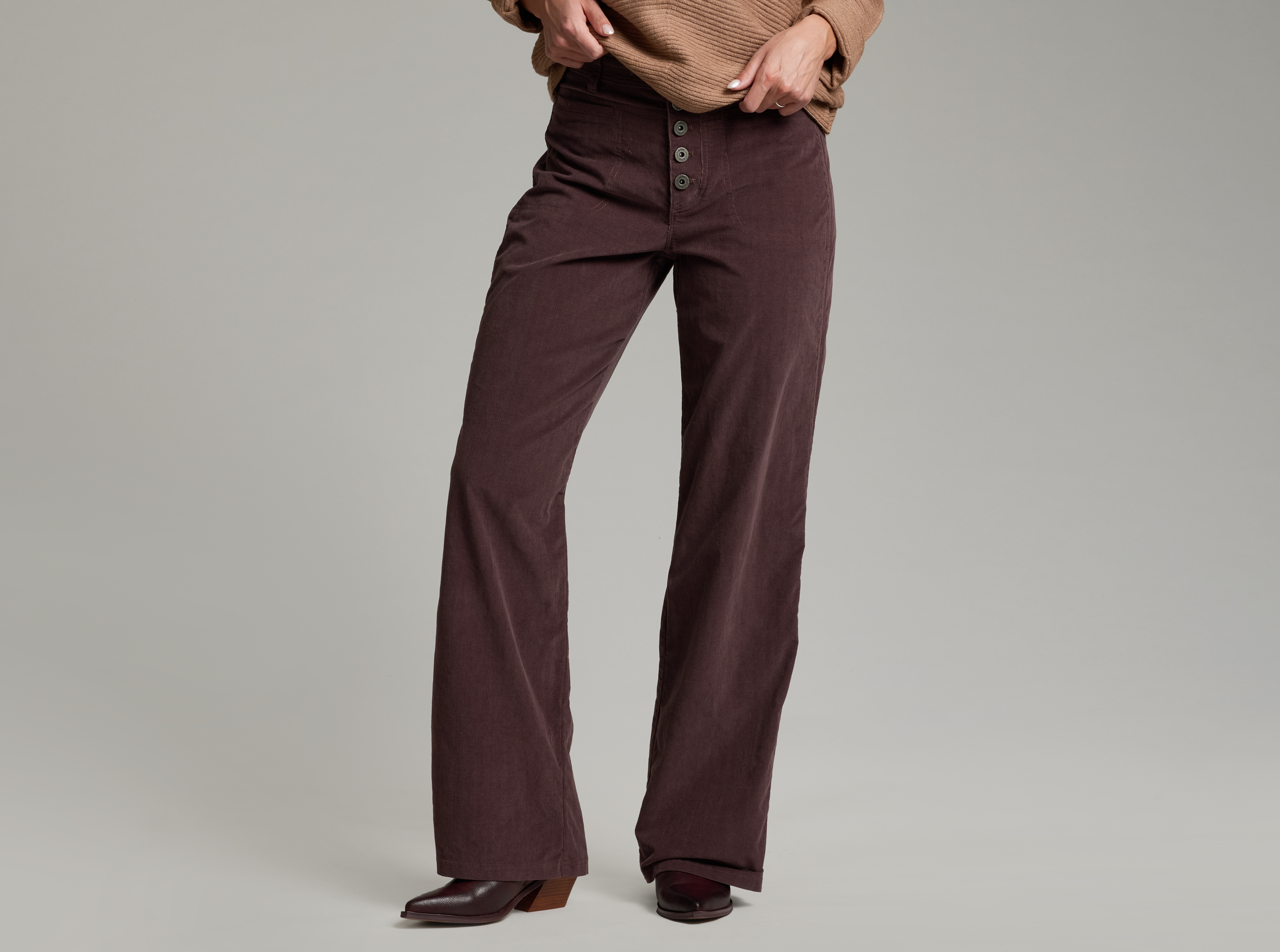 Lydia&trade; Cord Wide-Leg