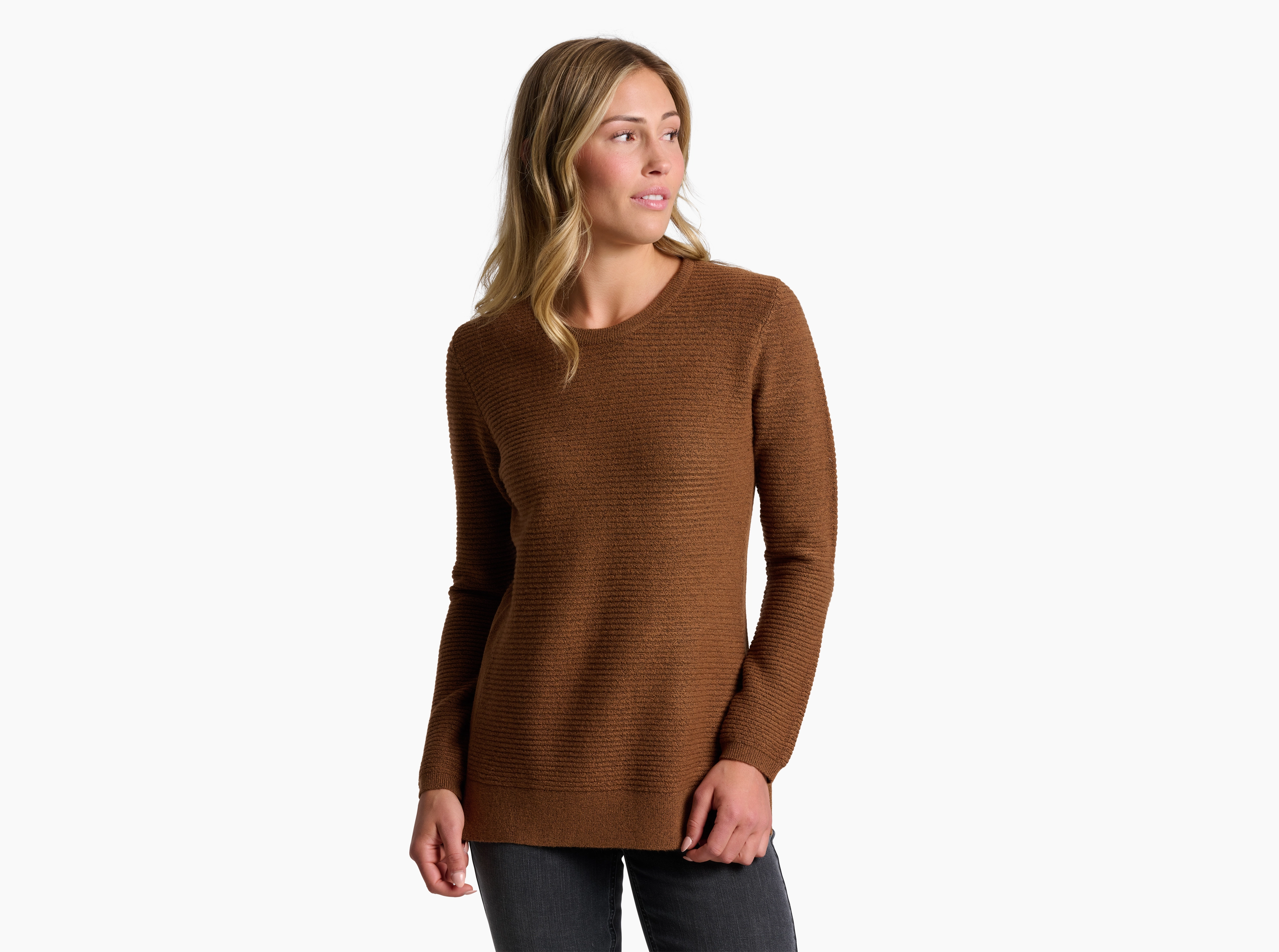 Solace&trade; Crew Tunic Sweater