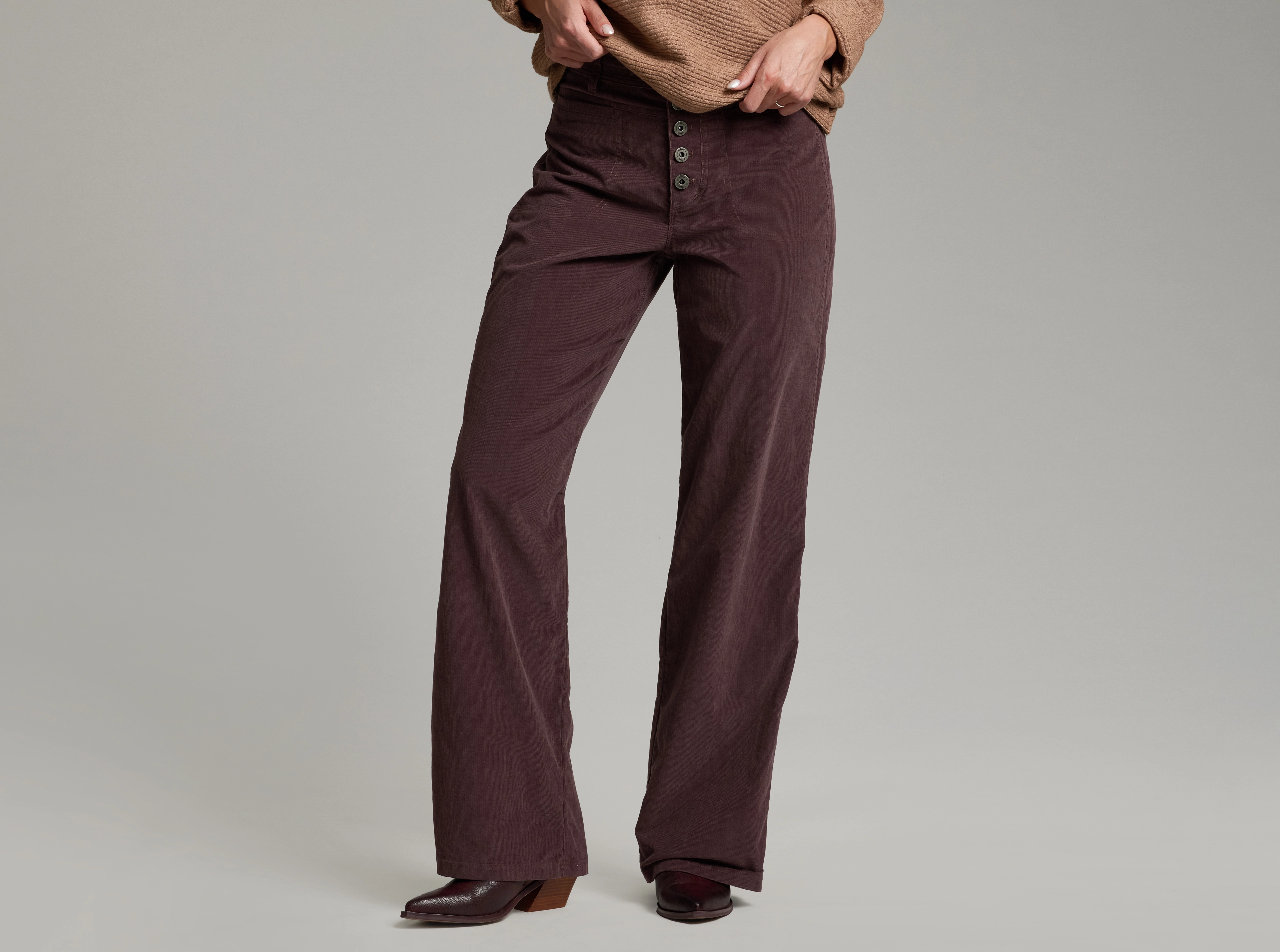 Lydia&trade; Cord Wide-Leg