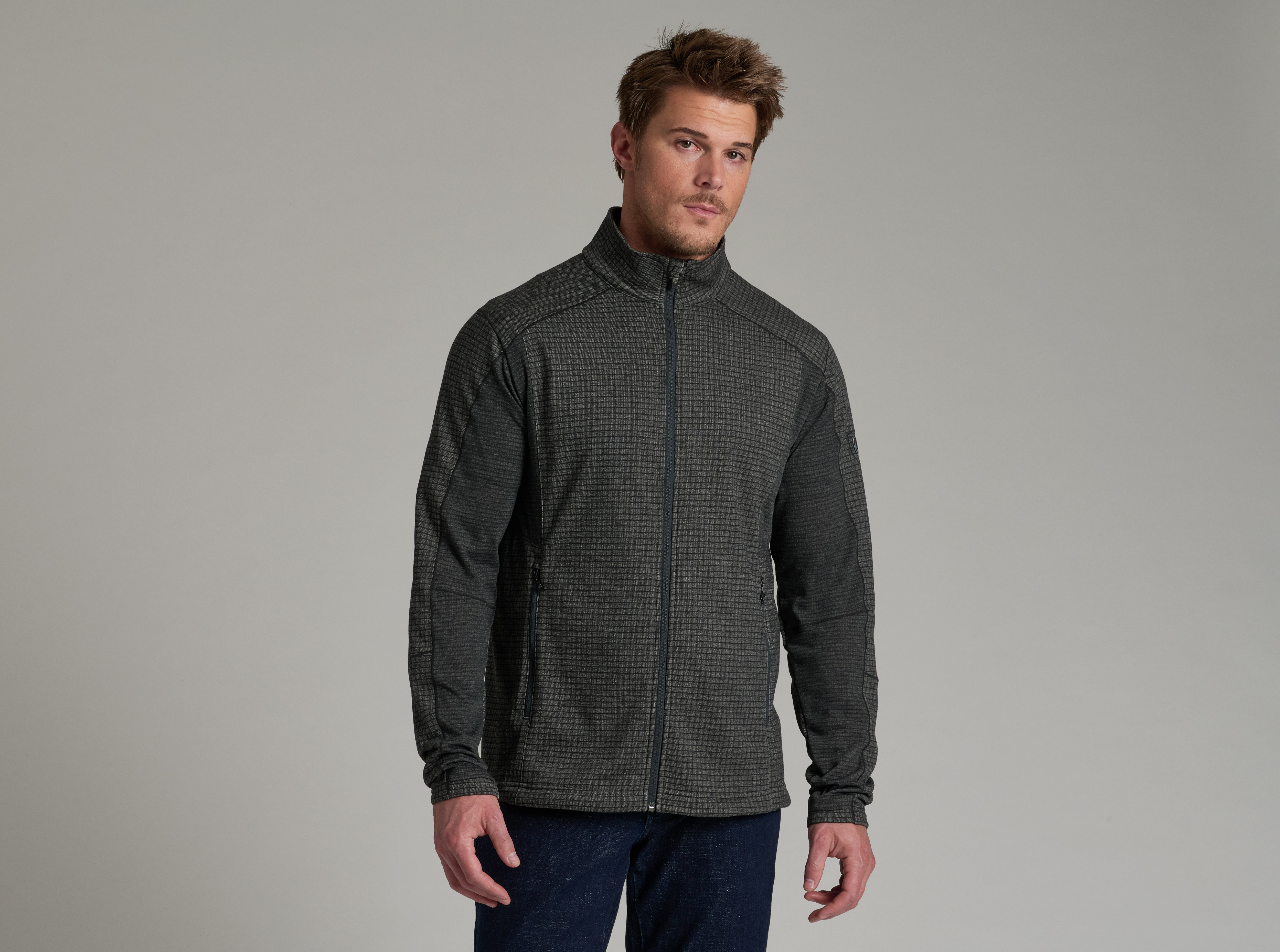 Reactiv&trade; Grid Full Zip