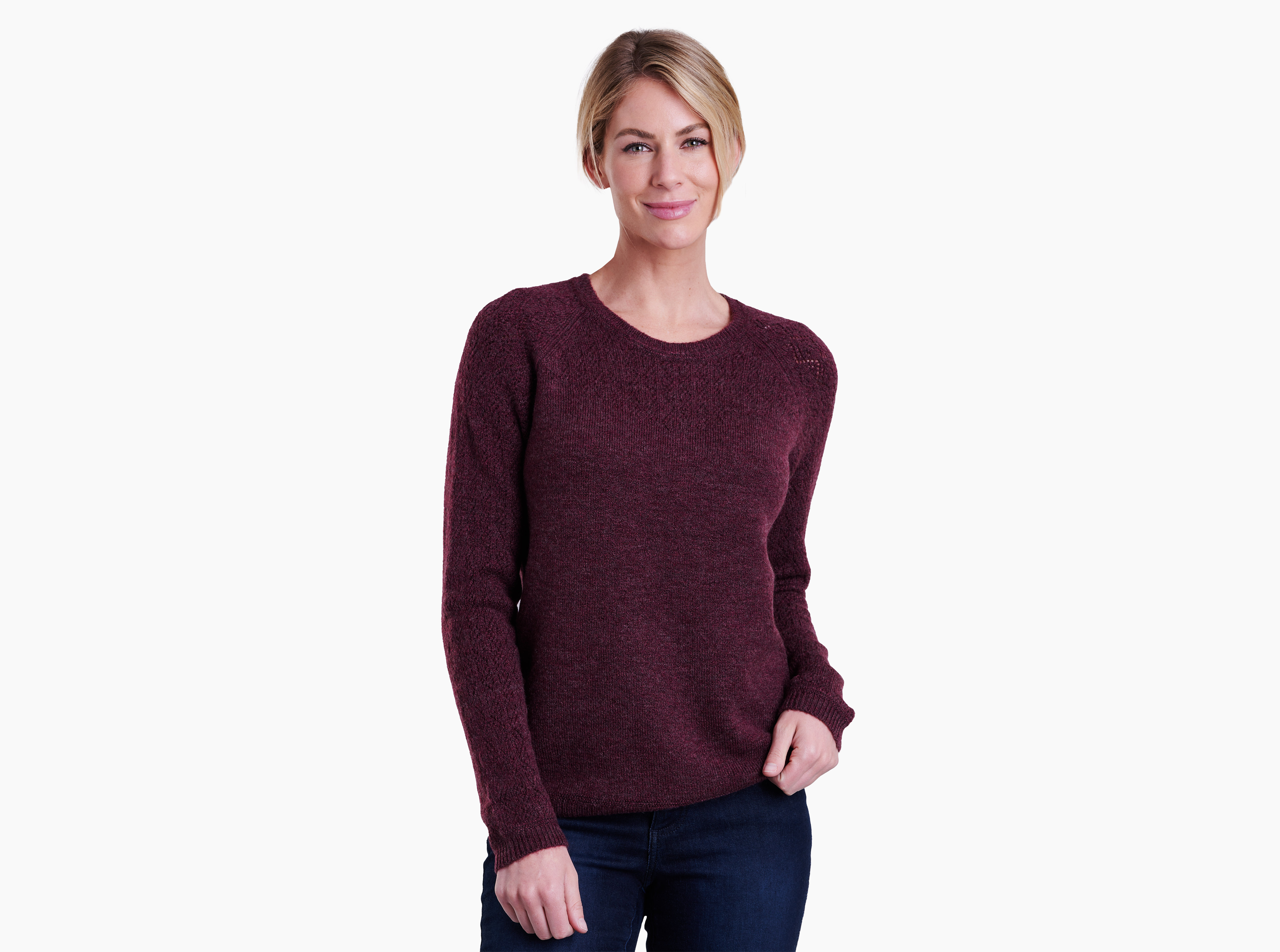 Sonata&trade; Pointelle Sweater