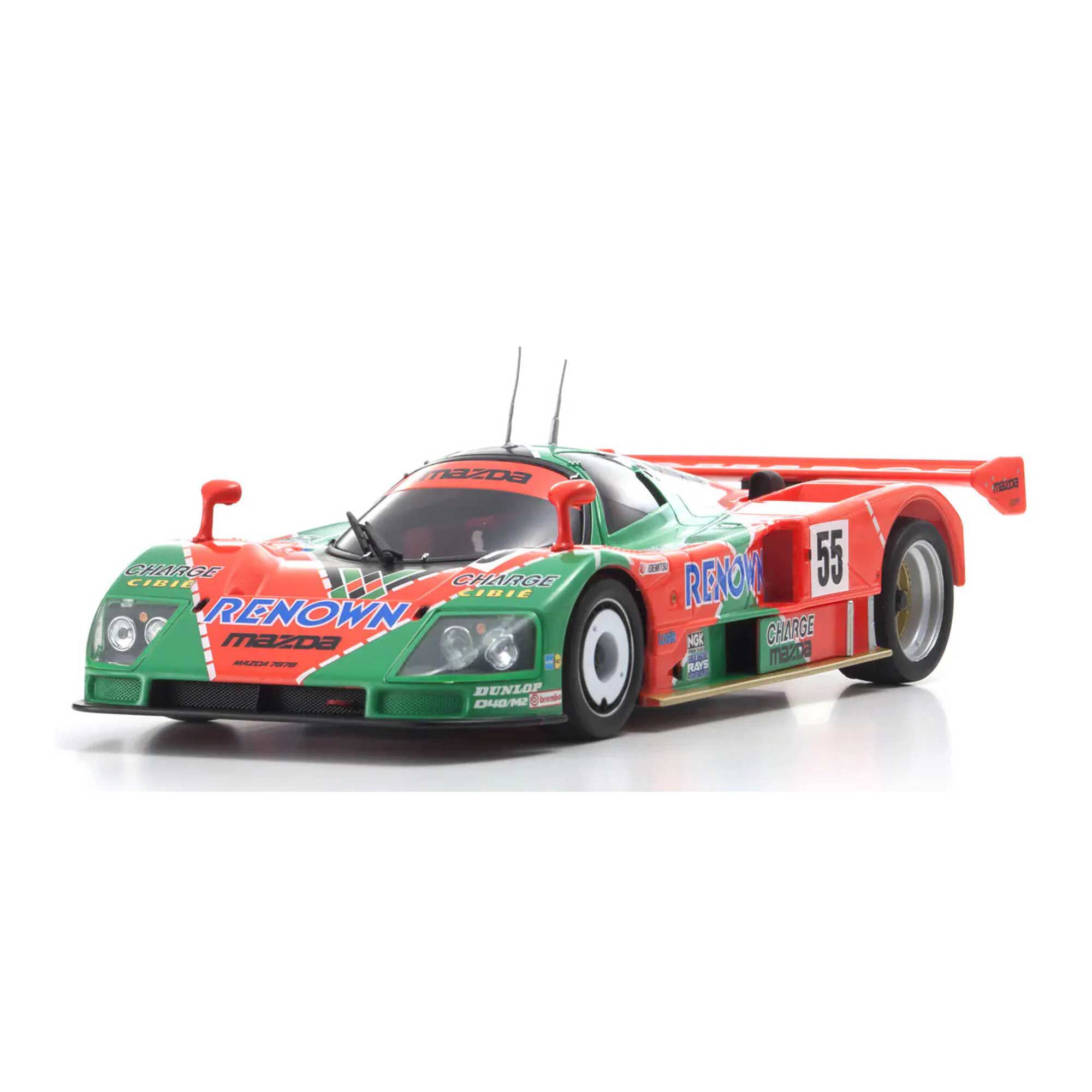 Kyosho 1/28 1991 Mazda Renown Charge 787B MR-04 MINI-Z 2WD RTR, 1991 Le Mans #55