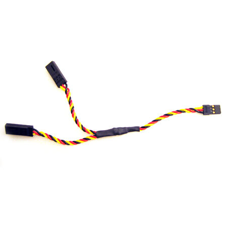 Hitec RCD Inc. Twisted Wire Y-Harness, 6"