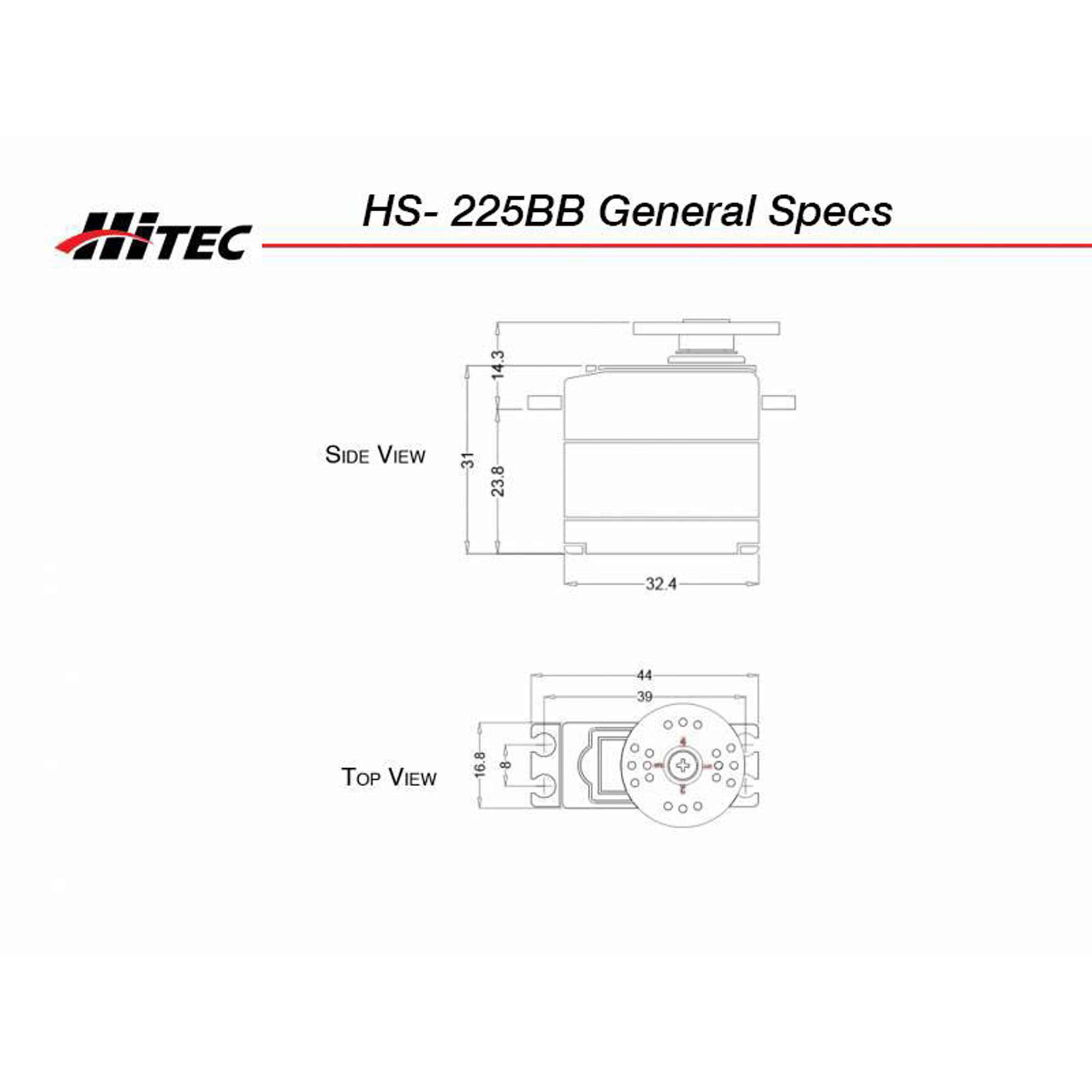 Hitec RCD Inc. HS-225 Mini Analog Servo