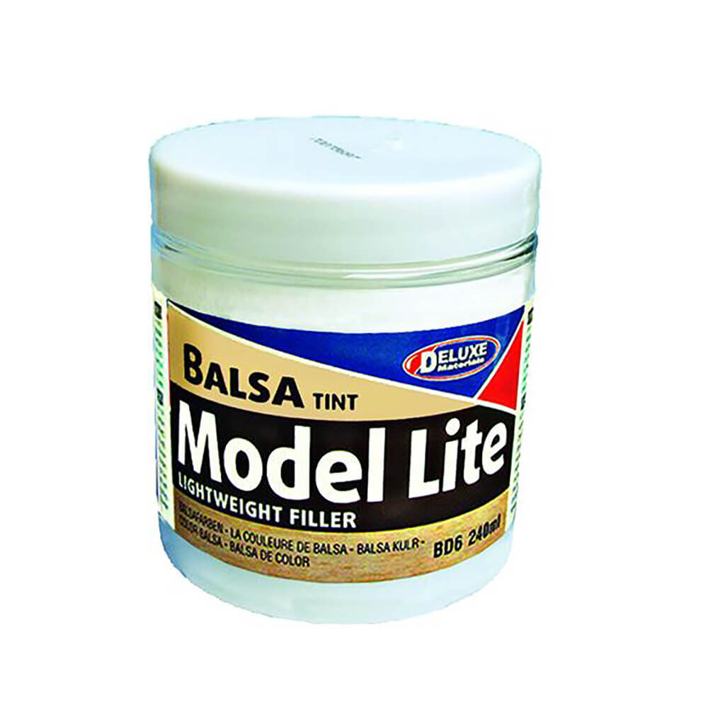 Deluxe Materials Model Lite Balsa Filler, Balsa Brown: 240cc