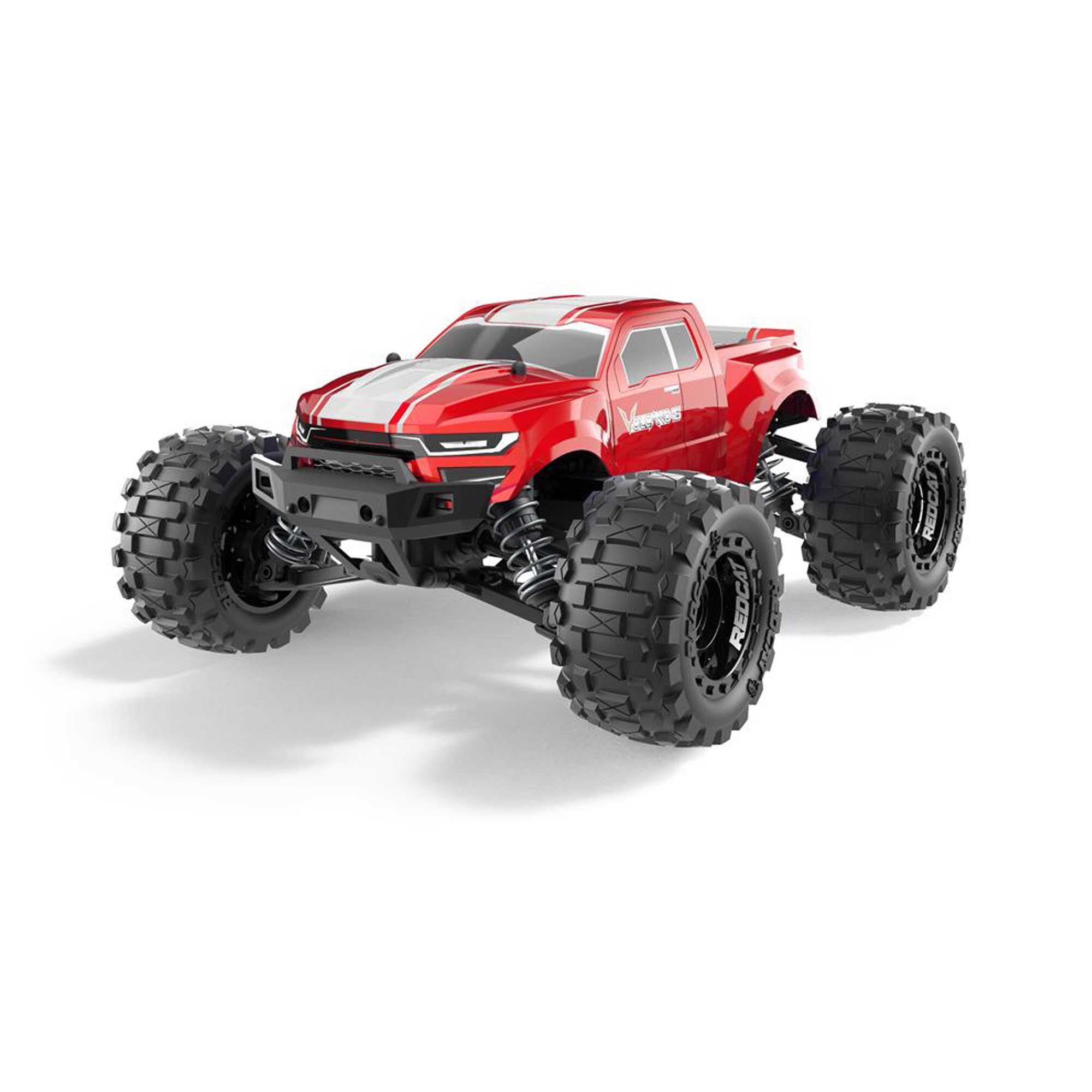 Redcat Racing 1/16 Volcano-16 4WD Monster Truck RTR, Red
