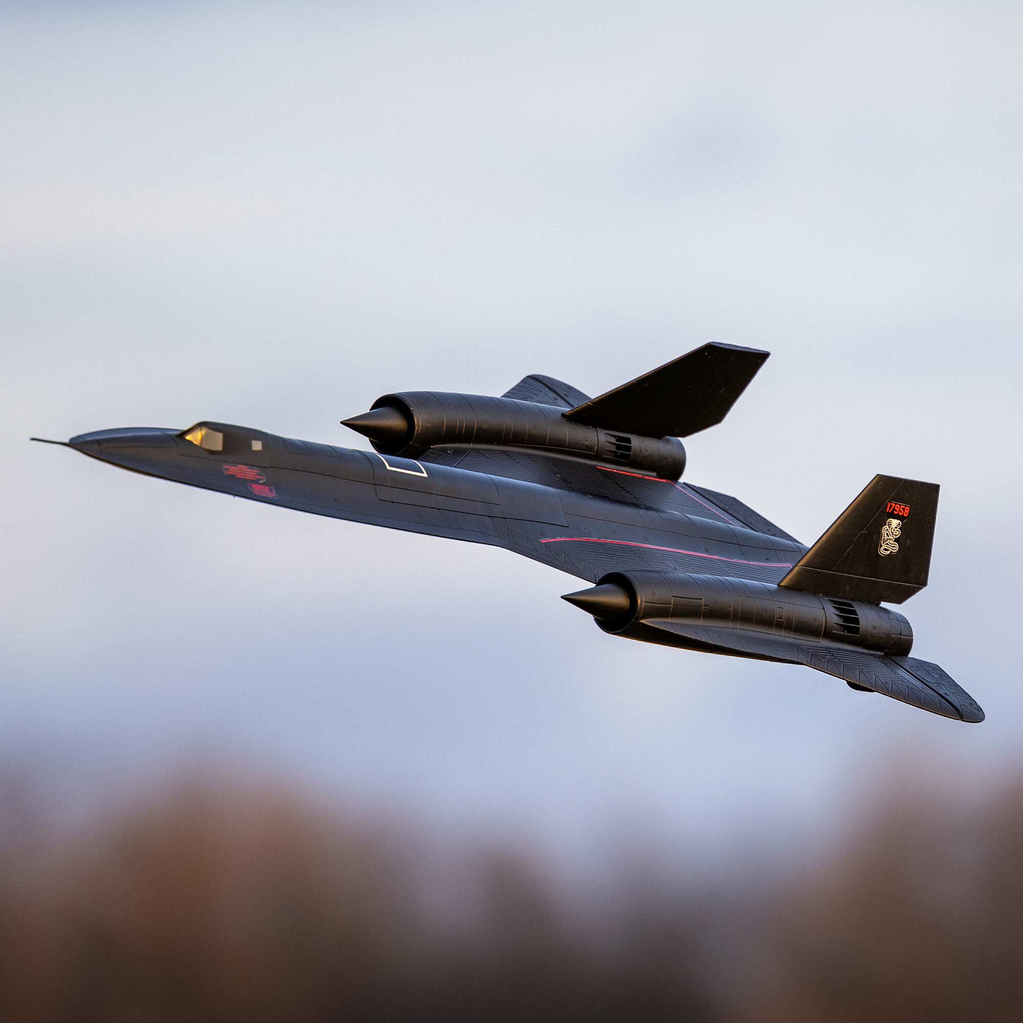 E-flite SR-71 Blackbird Twin 40mm EDF BNF Basic with AS3X and SAFE Select