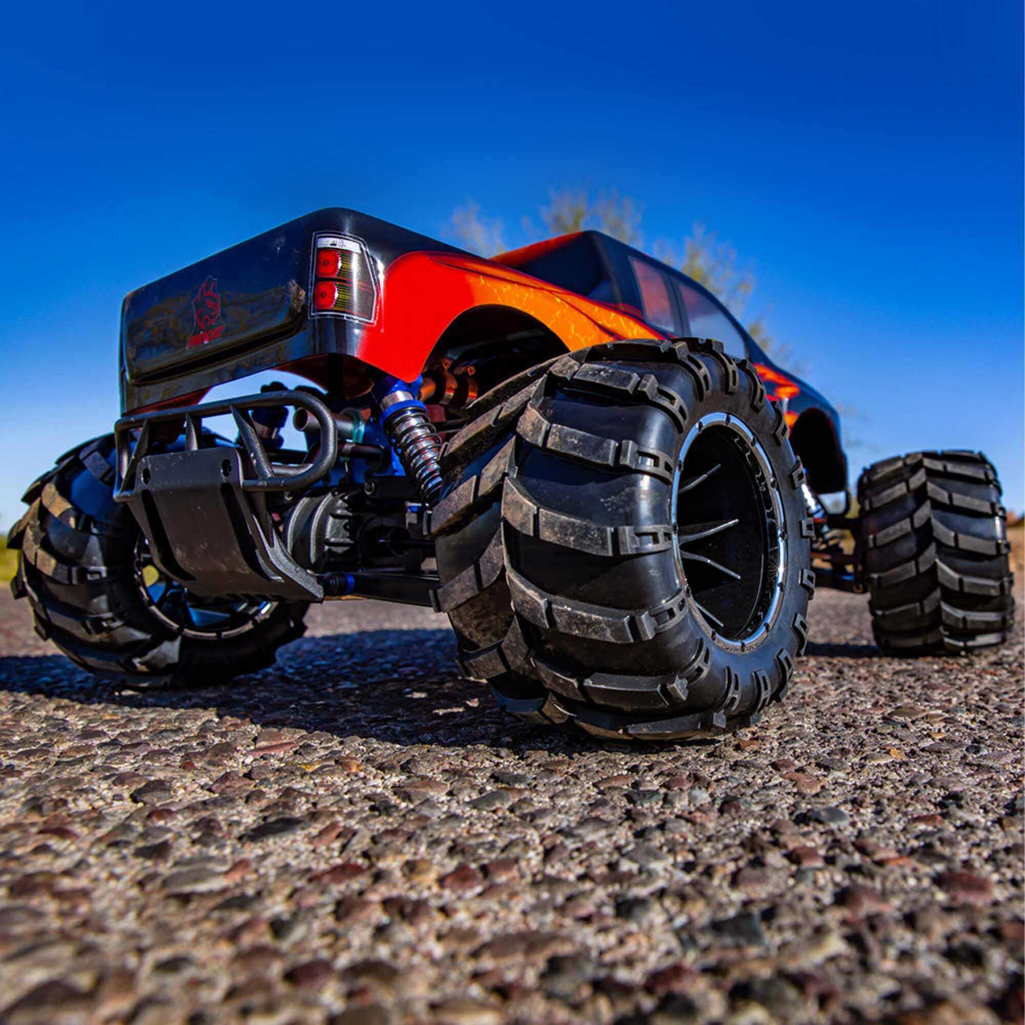 Redcat Racing 1/5 Rampage MT V3 4X4 Gas Monster Truck RTR, Orange Flame