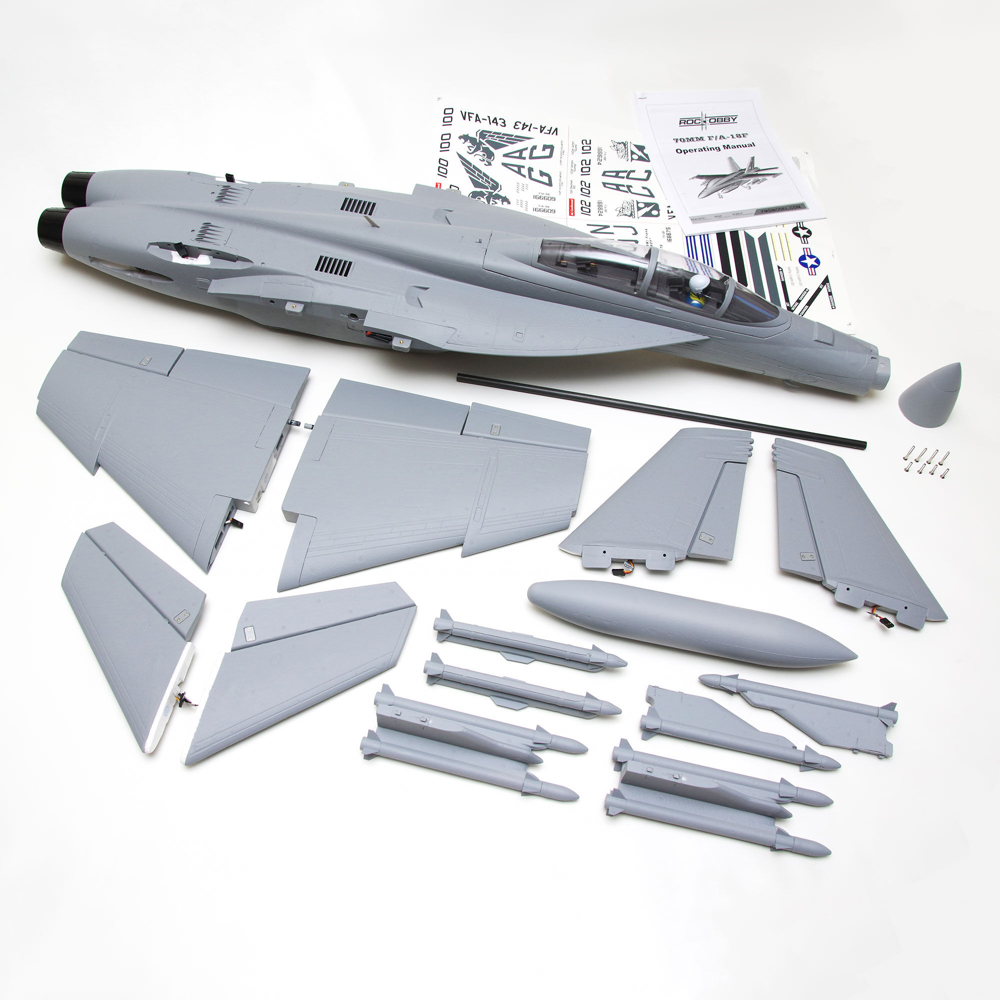 FMS F-18F 70mm EDF Jet V2 PNP