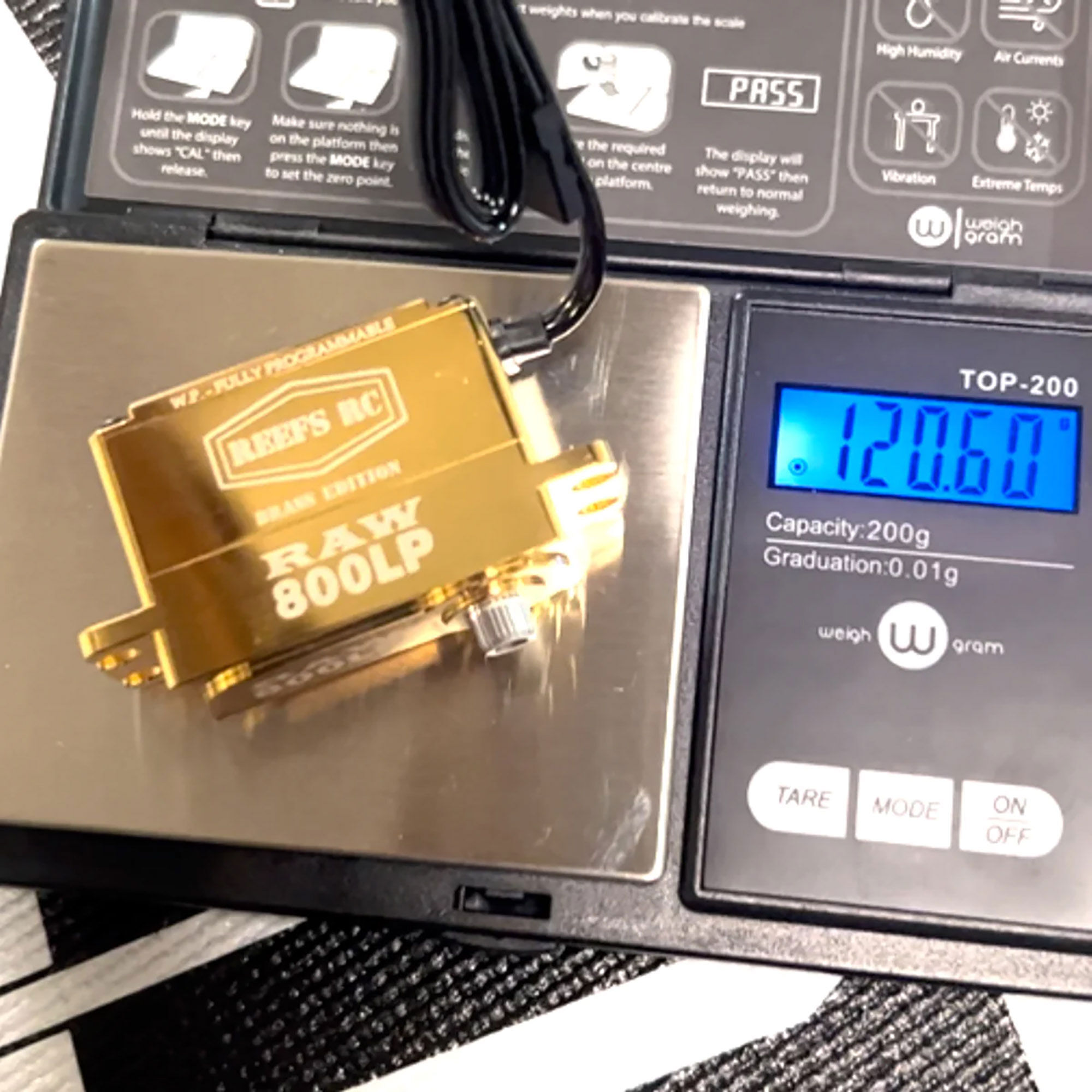 REEFS RC RAW 800LP Brass Edition, Fully Programable