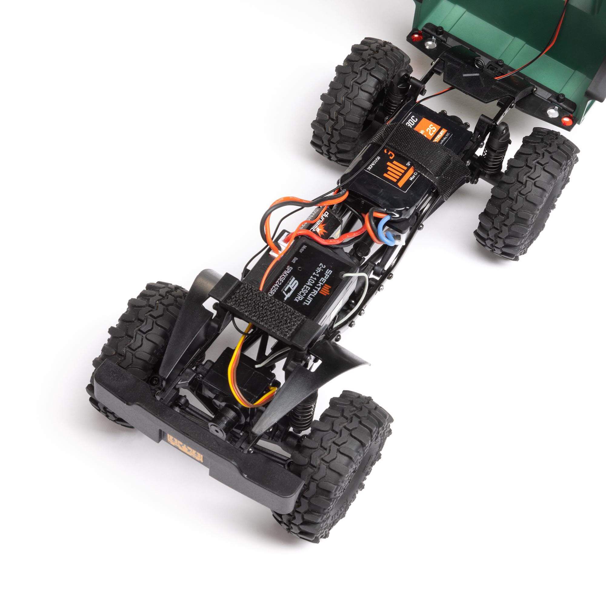 Axial 1/24 SCX24 Dodge Power Wagon 4X4 RTR Brushed Rock Crawler (Battery & Charger Included), Orange