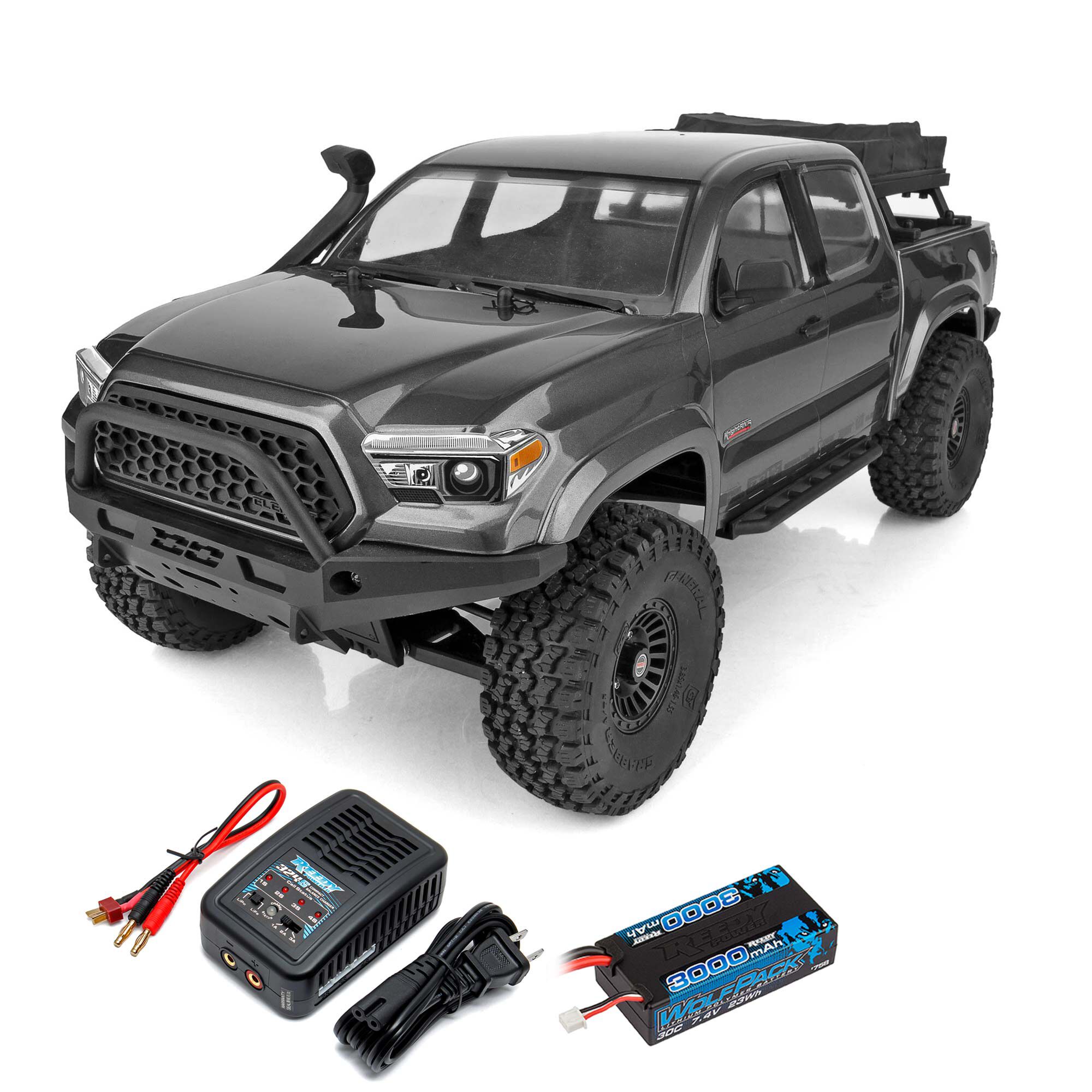 Team Associated 1/10 Enduro Trail Truck, Knightrunner 4WD RTR, LiPo Combo, Gray