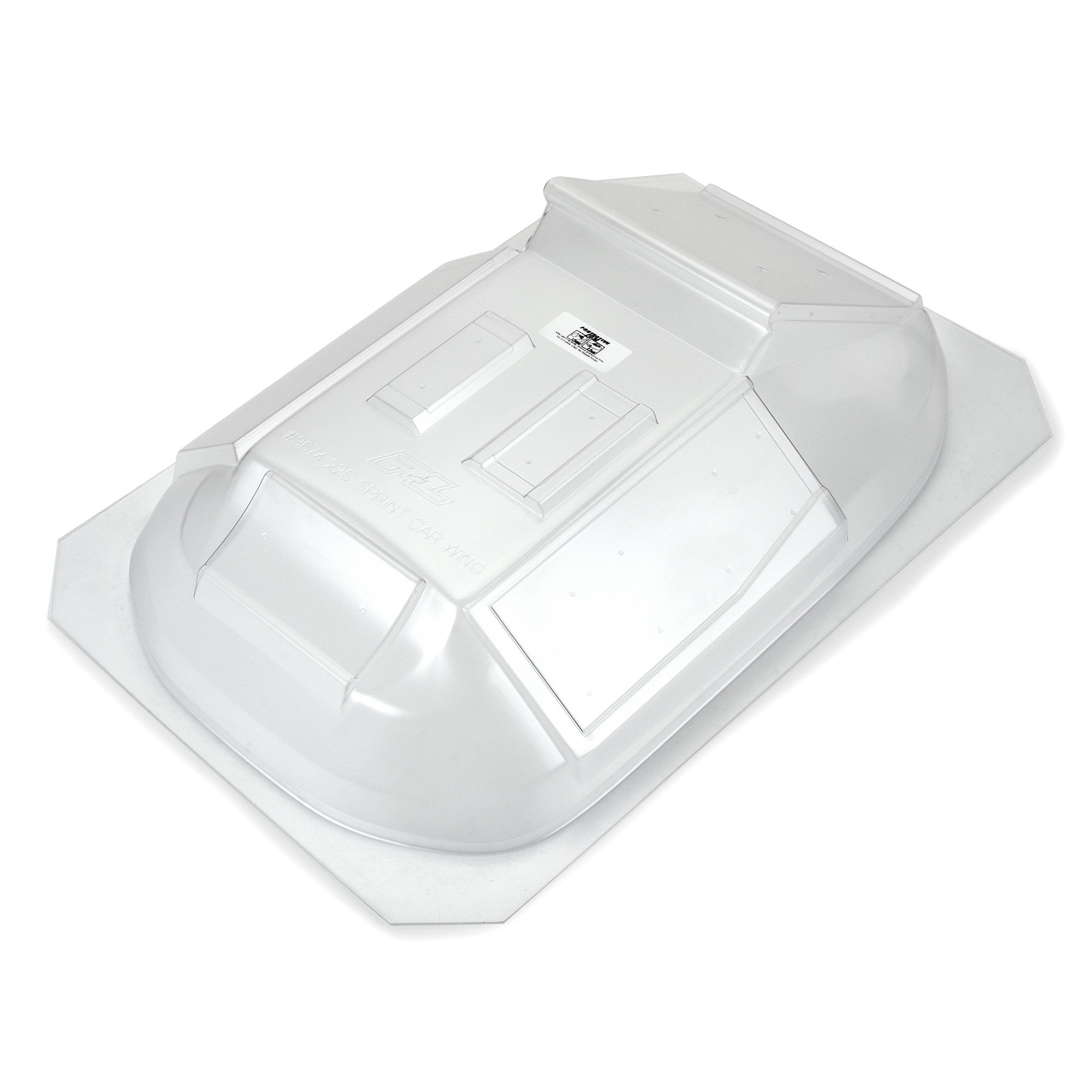 Pro-Line Racing 1/10 Light Weight Clear Wing Set: Losi 22S Sprint Car