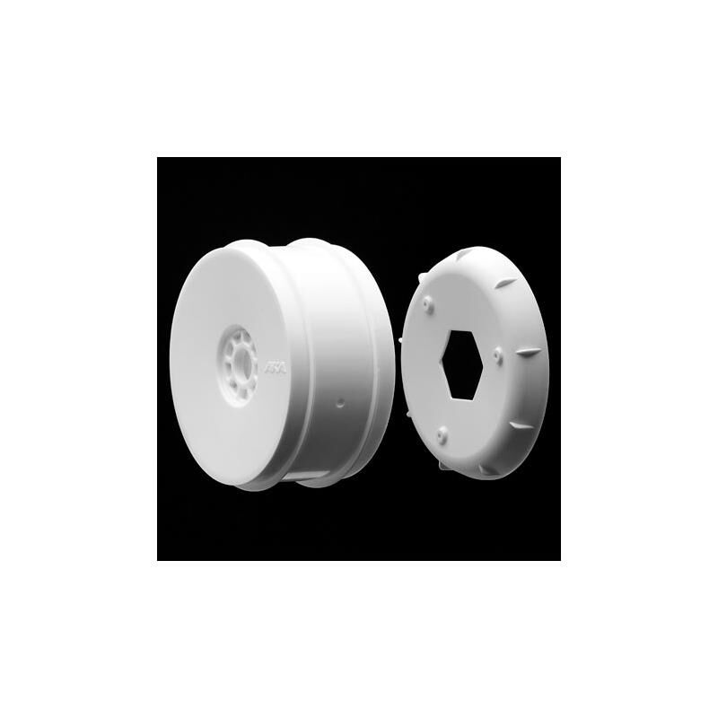 AKA PRODUCTS, INC. 1/8 EVO Wheels, White (4): Buggy