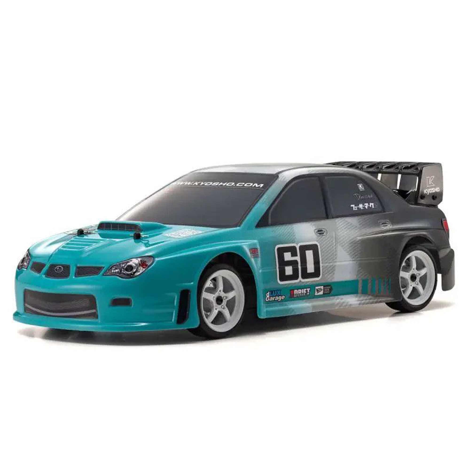 Kyosho 1/10 2006 Subaru Impreza Fazer Mk2 4x4 On-Road Touring RTR, Turquoise