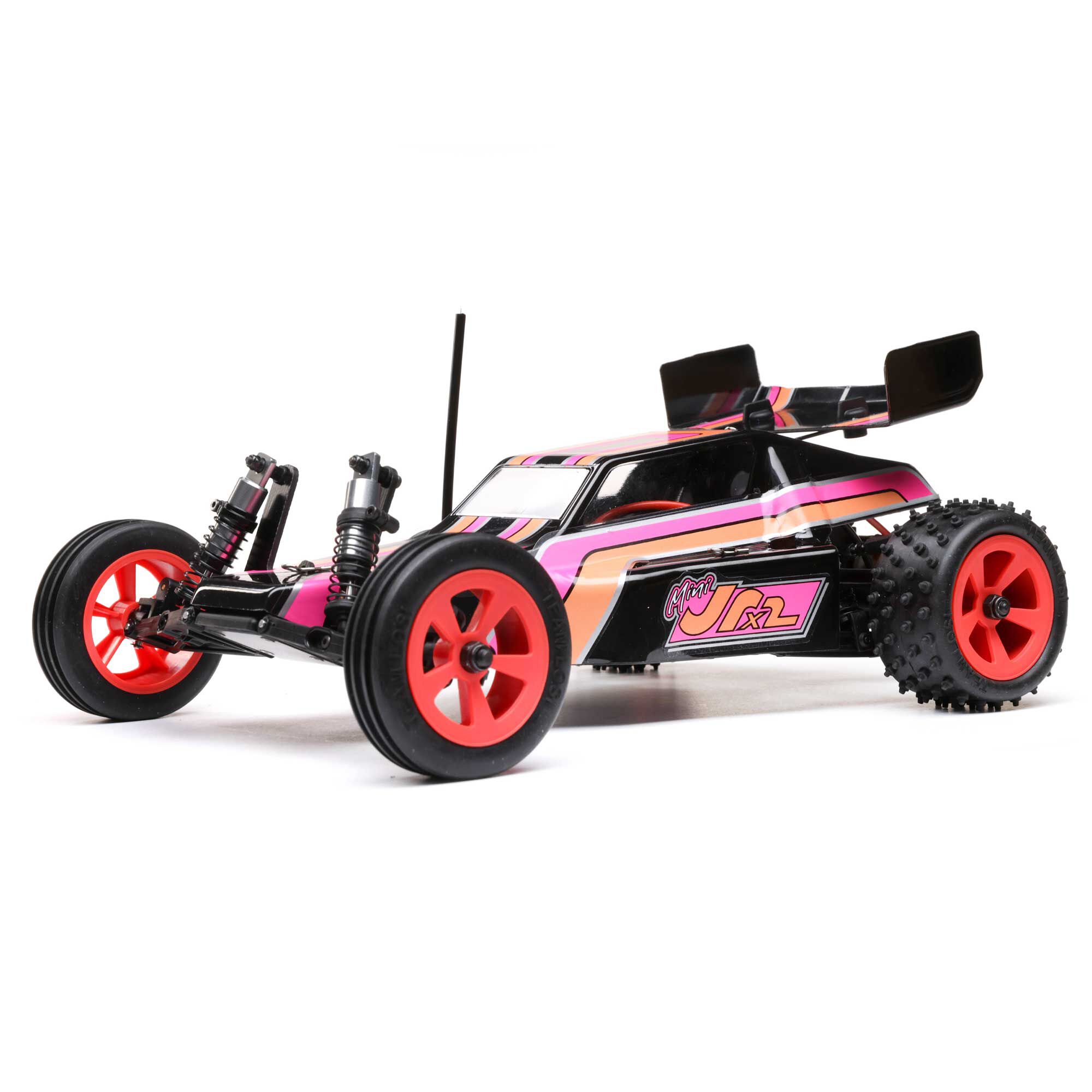 Losi 1/16 Mini JRX2 2S 2WD RTR Brushed Buggy (Battery & Charger Included), Black