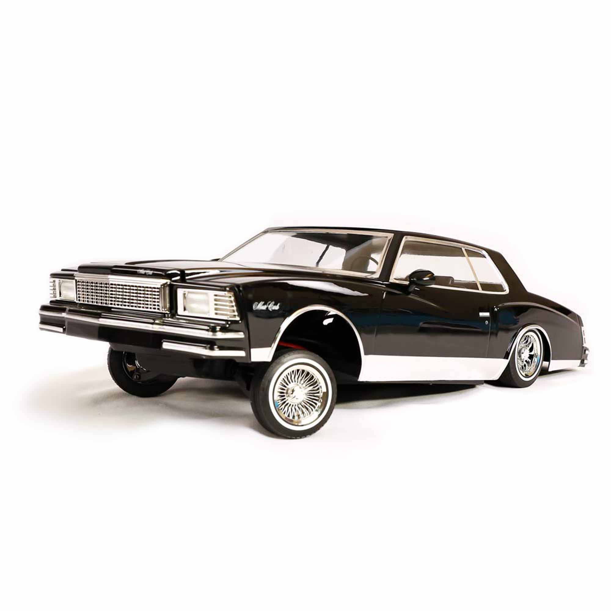 Redcat Racing 1/10 1979 Chevrolet Monte Carlo Lowrider RTR, Black