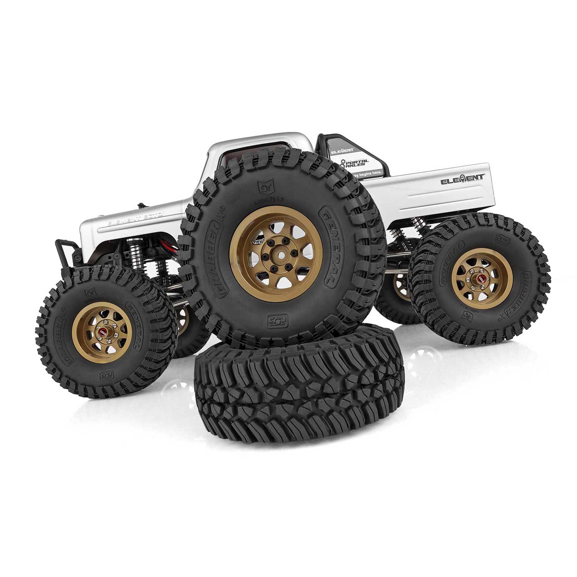 Team Associated 1/10 Enduro Ecto 4x4 Trail Truck RTR, Portal Axles, Gray